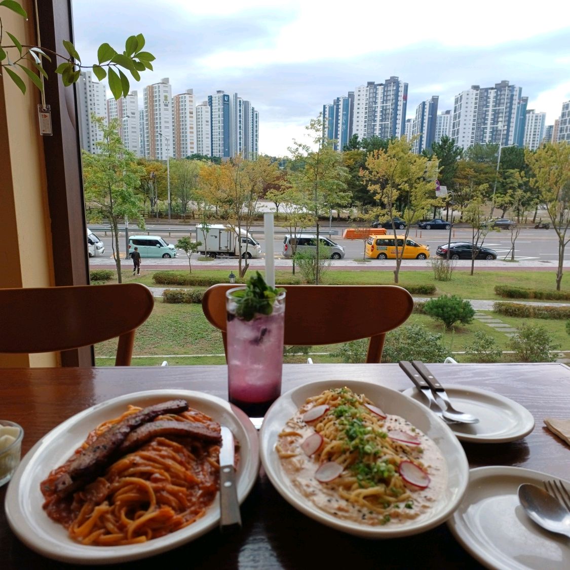 포그너 뷰 맛집인건 다 아시죠~ - 안산 사동 맛집 포크너 그랑시티자이점