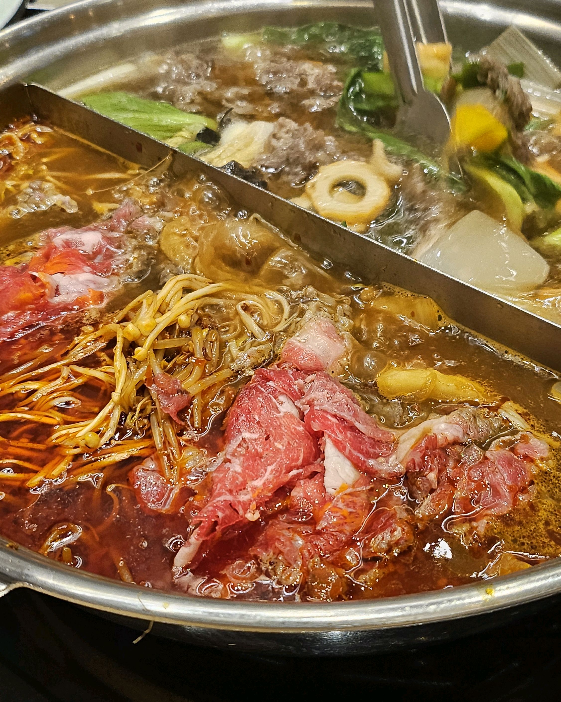 오늘 아침부터 비가와서 샤브샤브가 땡겨서 방문했어요~ - 상인역 맛집 샤브20 상인점