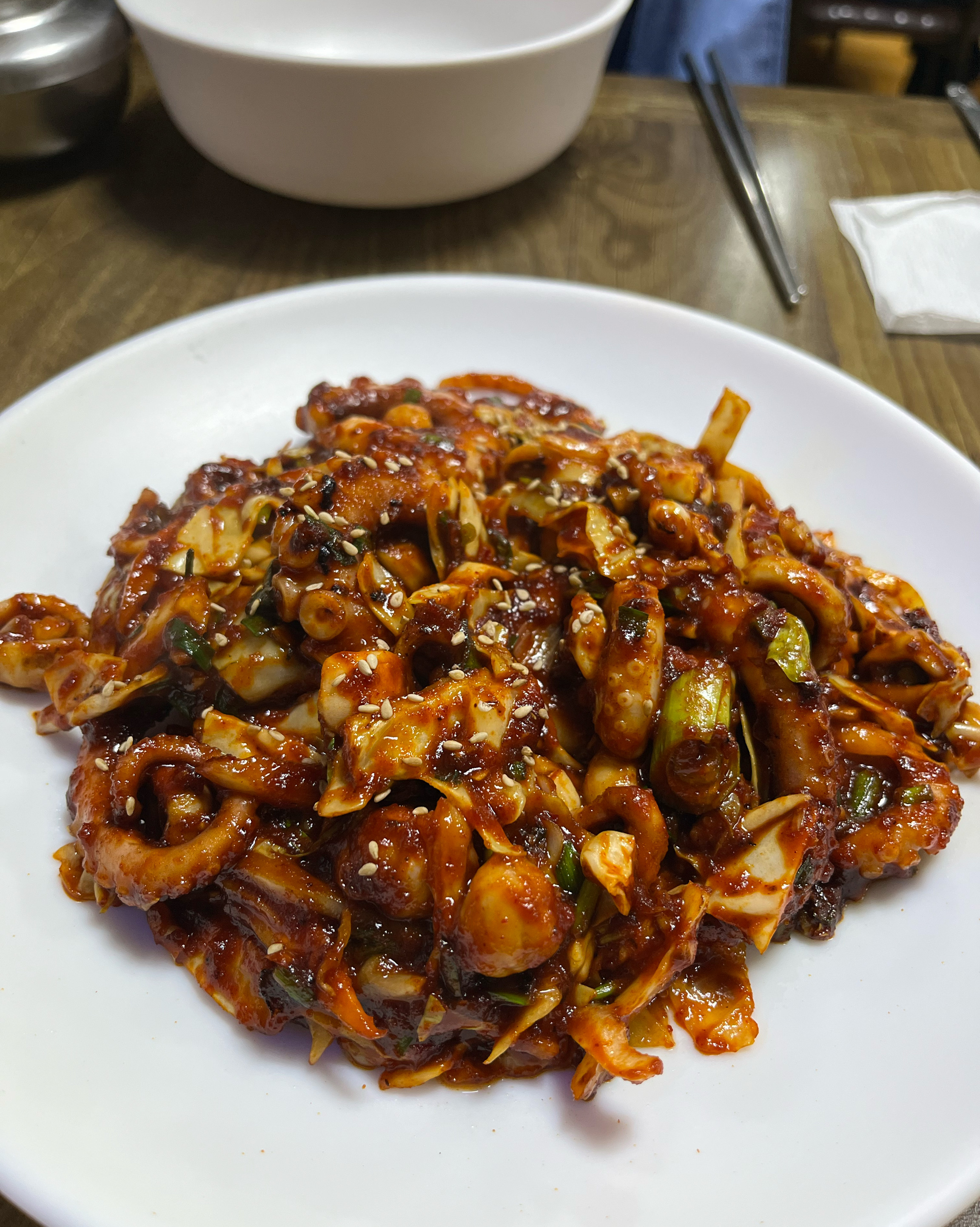  마포역 해물 철판볶음 목포세발낙지