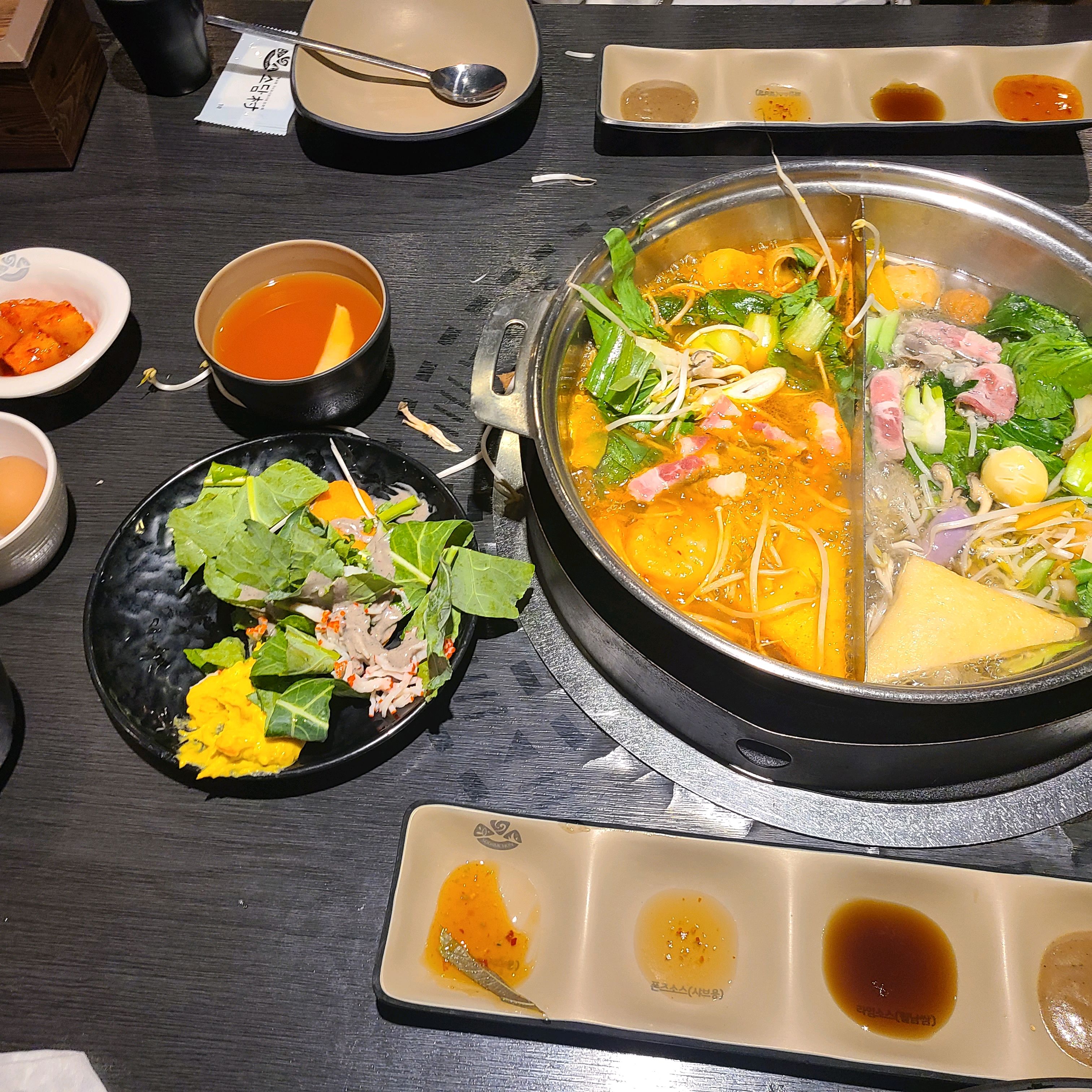 이렇게 퍼주고 남는게 있을까 의심되는곳. - 아차산역 맛집 소담촌 아차산역점