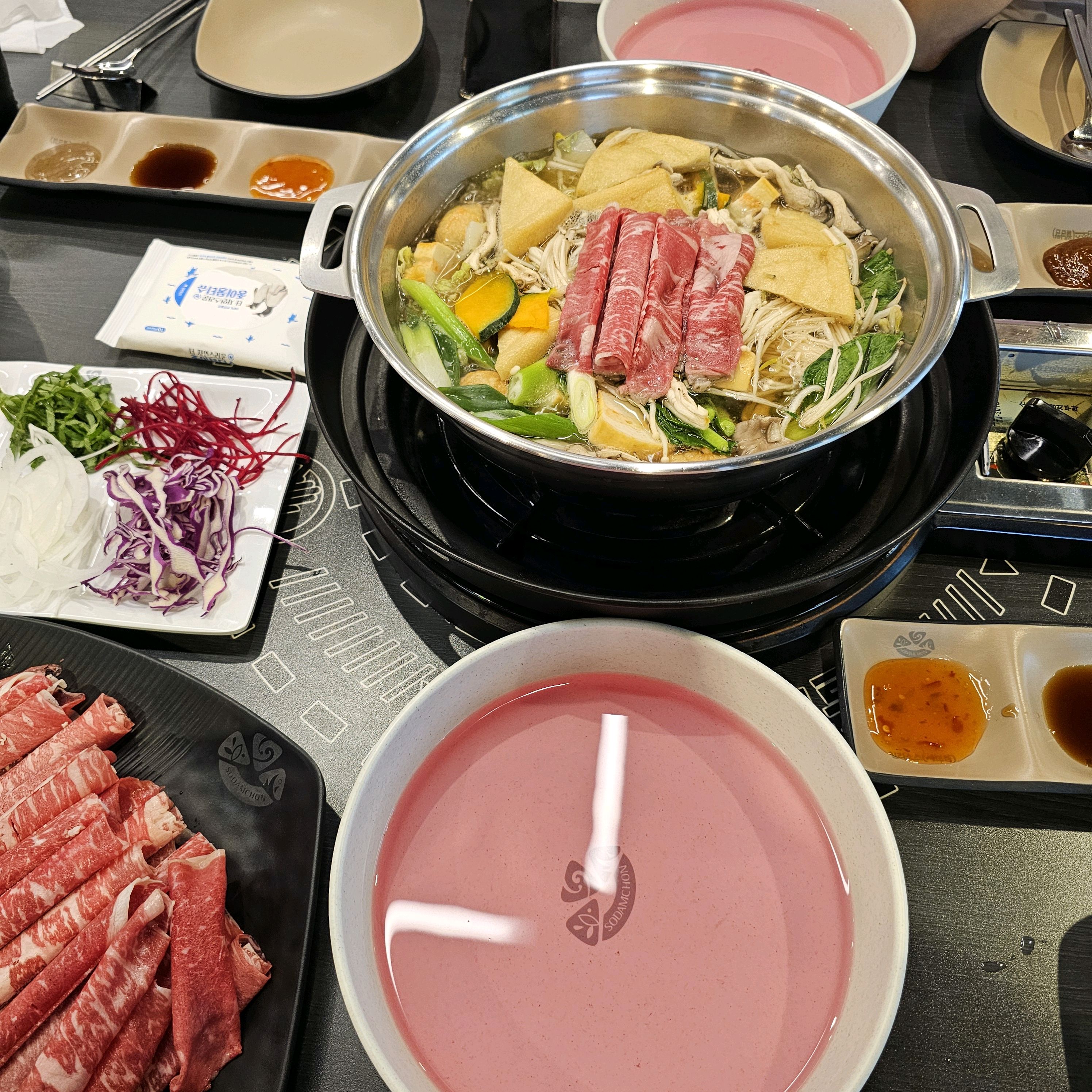 역시 쌀쌀할때는 샤브샤브! - 시흥 대야동 맛집 소담촌 시흥롯데마트점