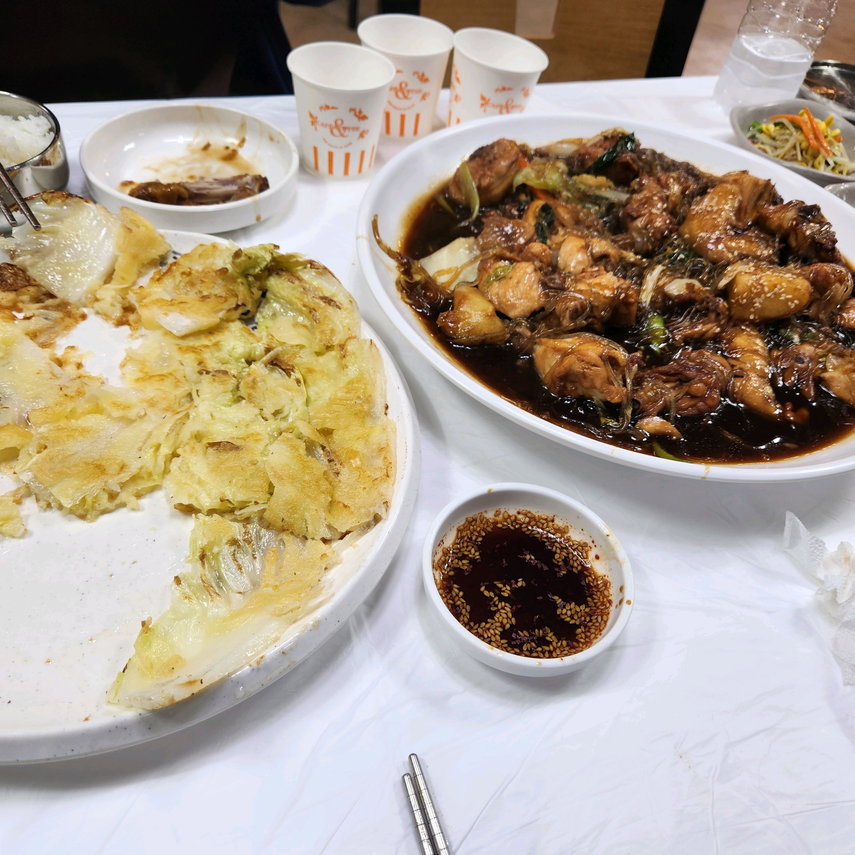 하회마을 입장하기 전에 근처 안동찜닭 잘하는 식당을 검색해보고 들어간 와송식당! 안동찜닭이
