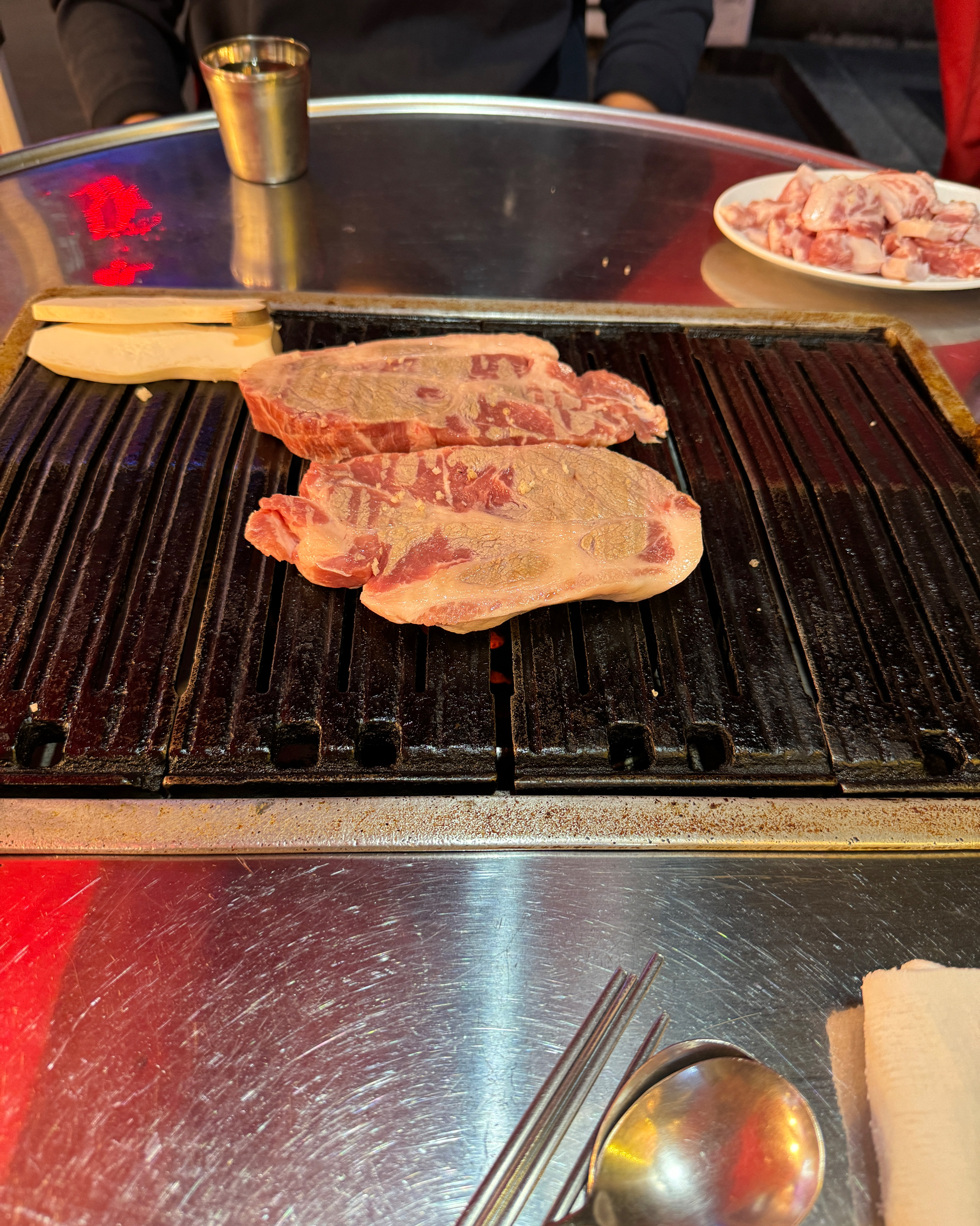 Evergreen Water Station Restaurant Burning Coal Grilled