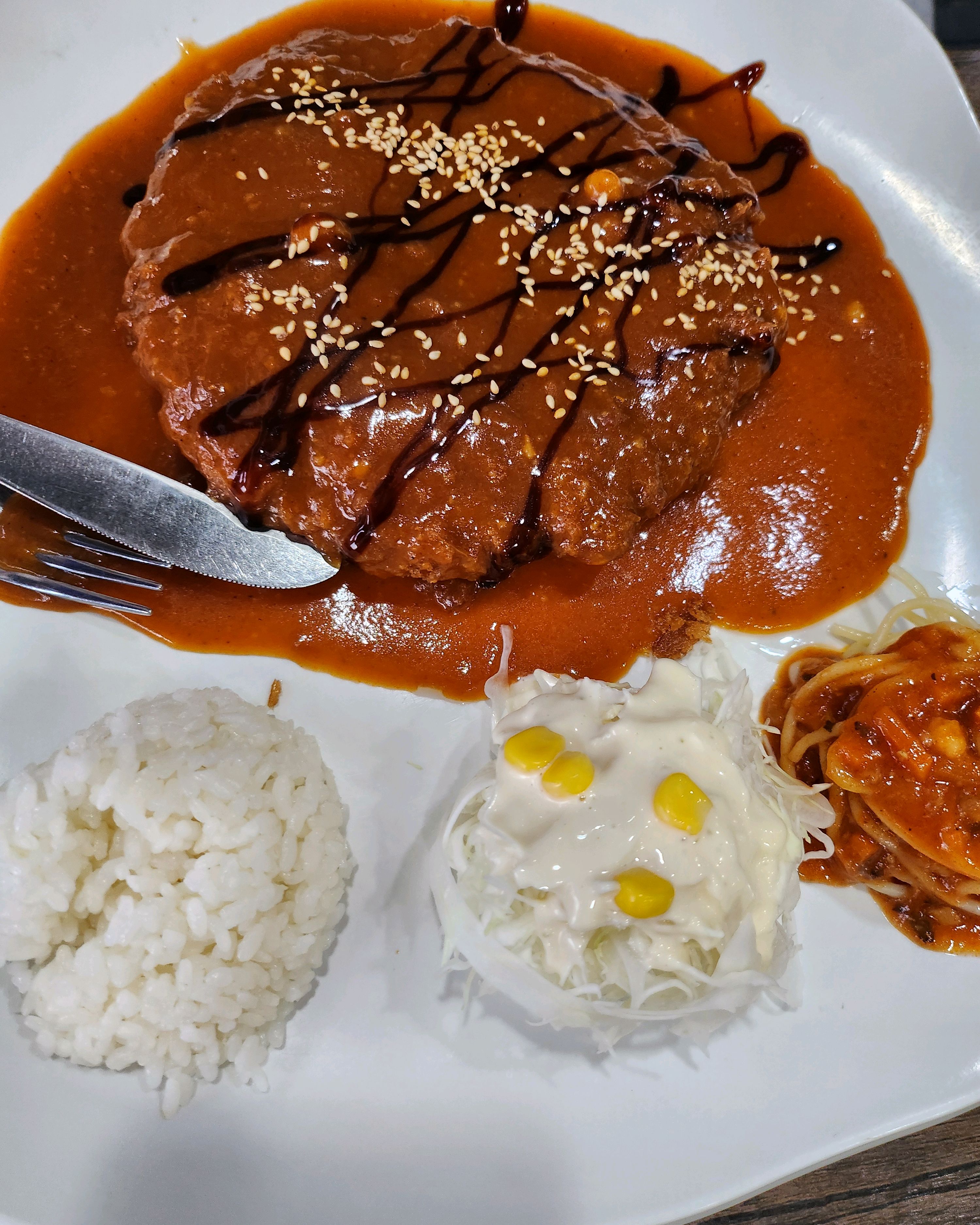 
상계역식당 돈까스먹는용만이
