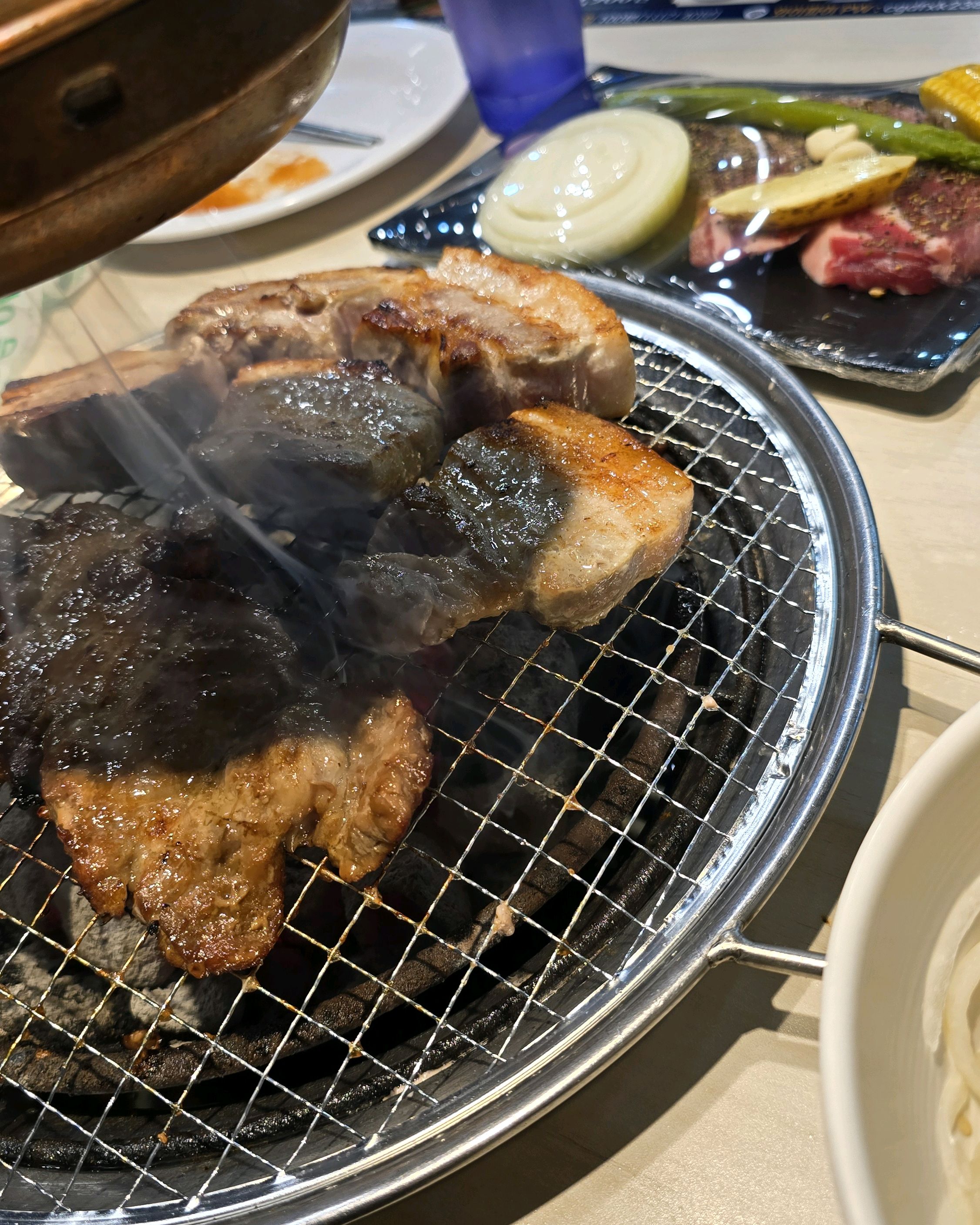 아이가 고기가 먹고싶대서 오랜만에 방문했어요 - 부천 고기집 명륜진사갈비 부천약대오거리점
