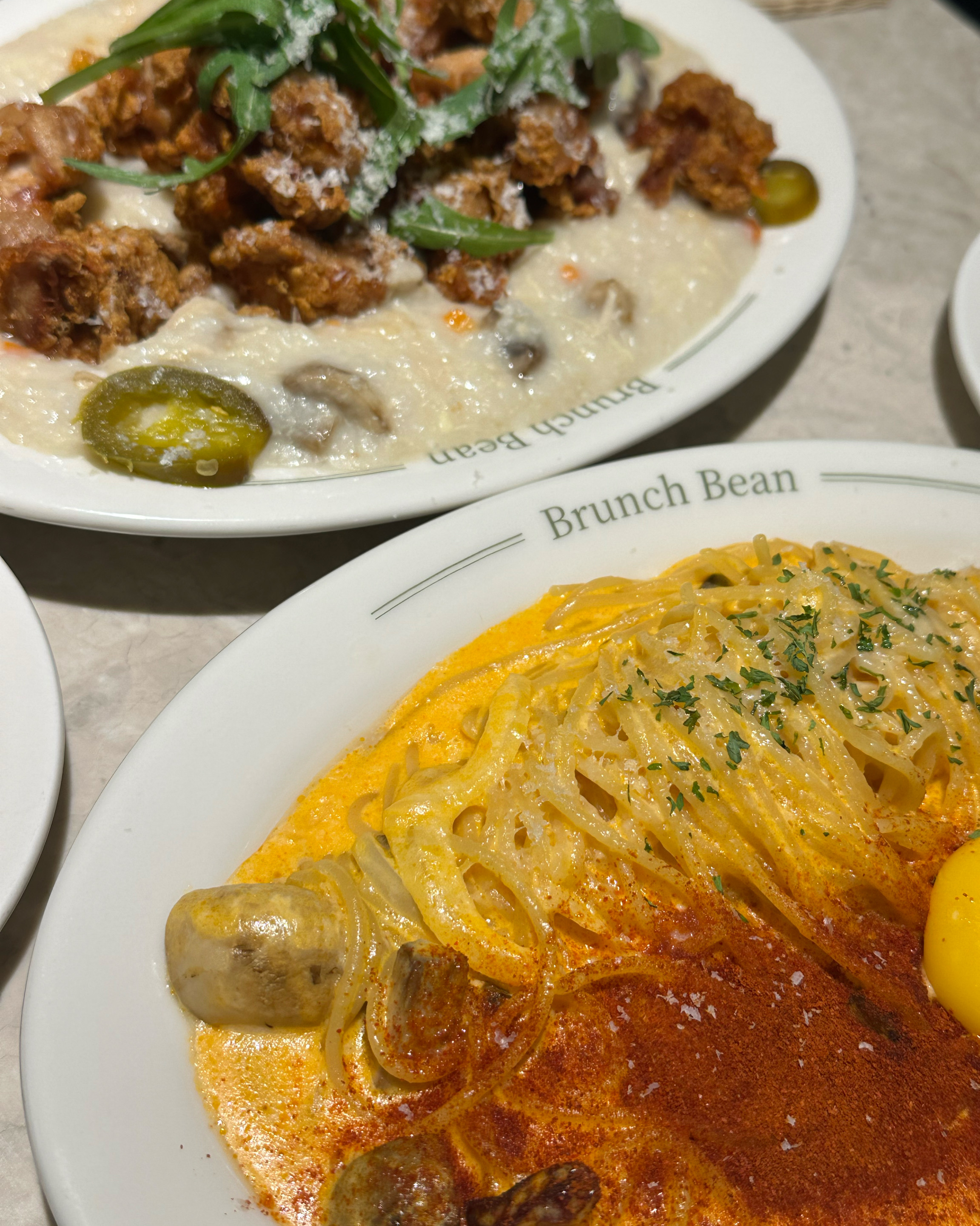 양이 넉넉해서 둘이 먹었는데 엄청 배불렀어요! - 구월동 맛집 브런치빈 구월점