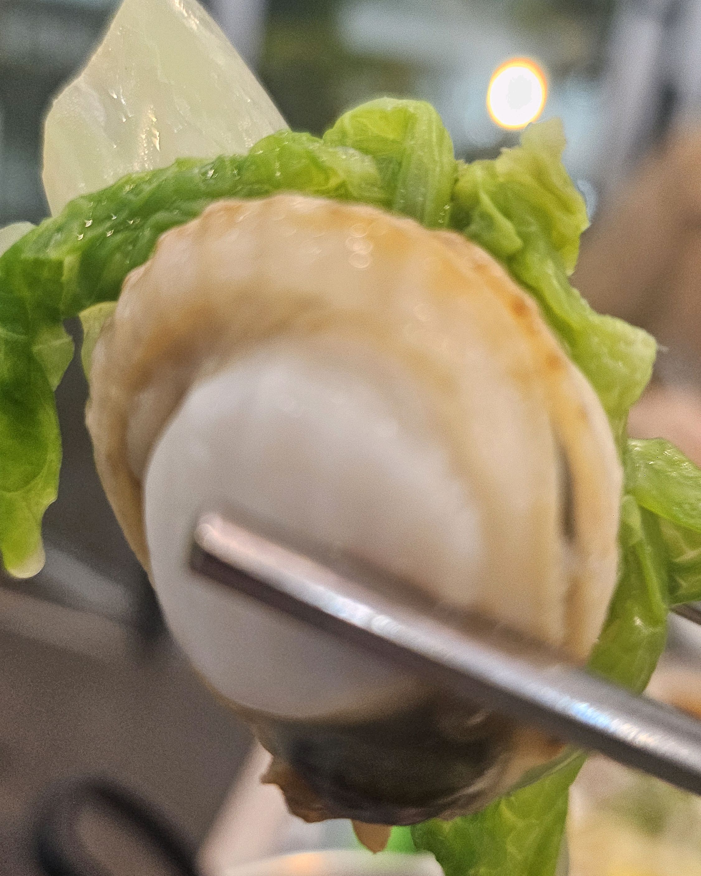 후후~~🎶🎶 익탐 기달하면서 만튀 욤욤욤 💕💕 - 불당동 맛집 택이네조개전골 천안신불당점