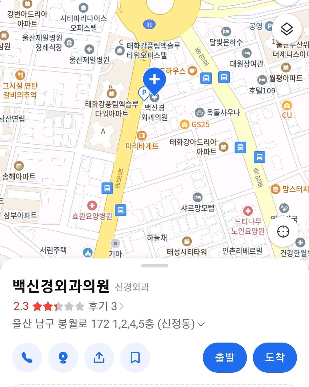 백신경외과정형외과의원