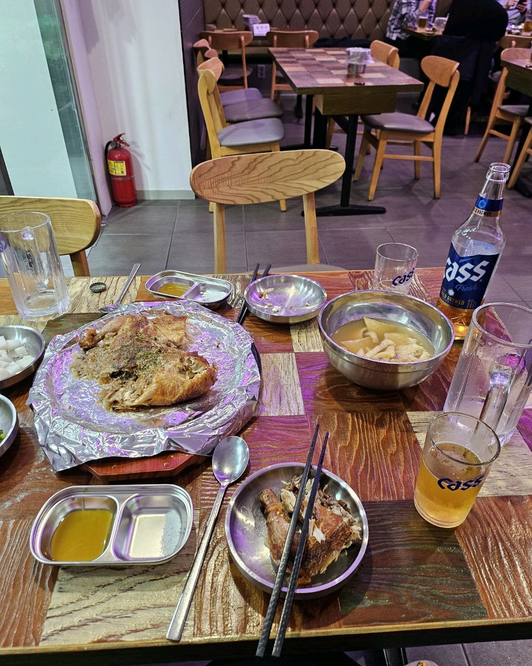 Changdong Station Stir-fried Chicken. Popeye. Grilled firewood