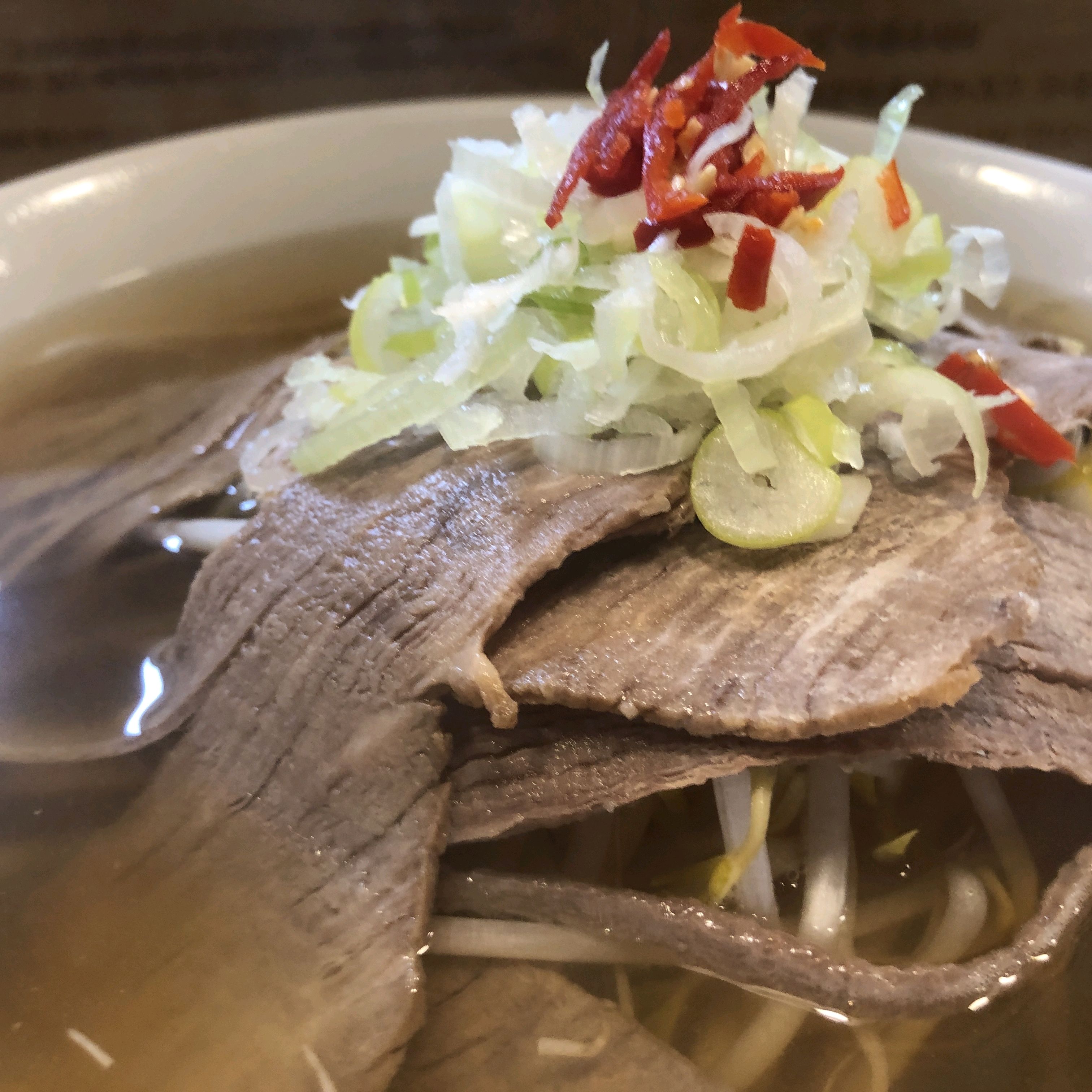 차돌박아 쌀국수 고기도 많이 넣어 주시고 맛있어요 - 구로디지털단지 맛집 미분당 구로디지털단지점
