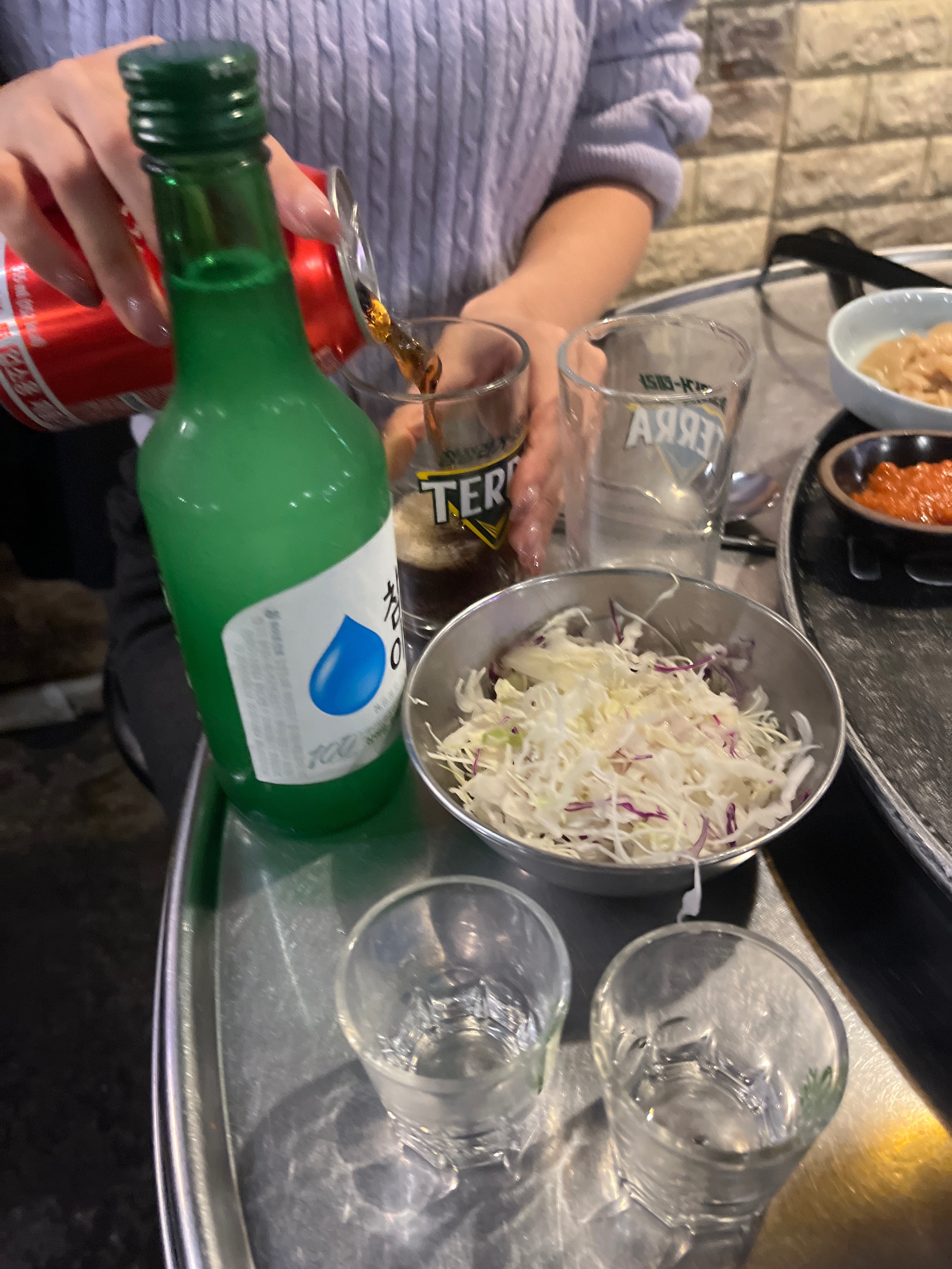 
영등포구청역식당 연탄불