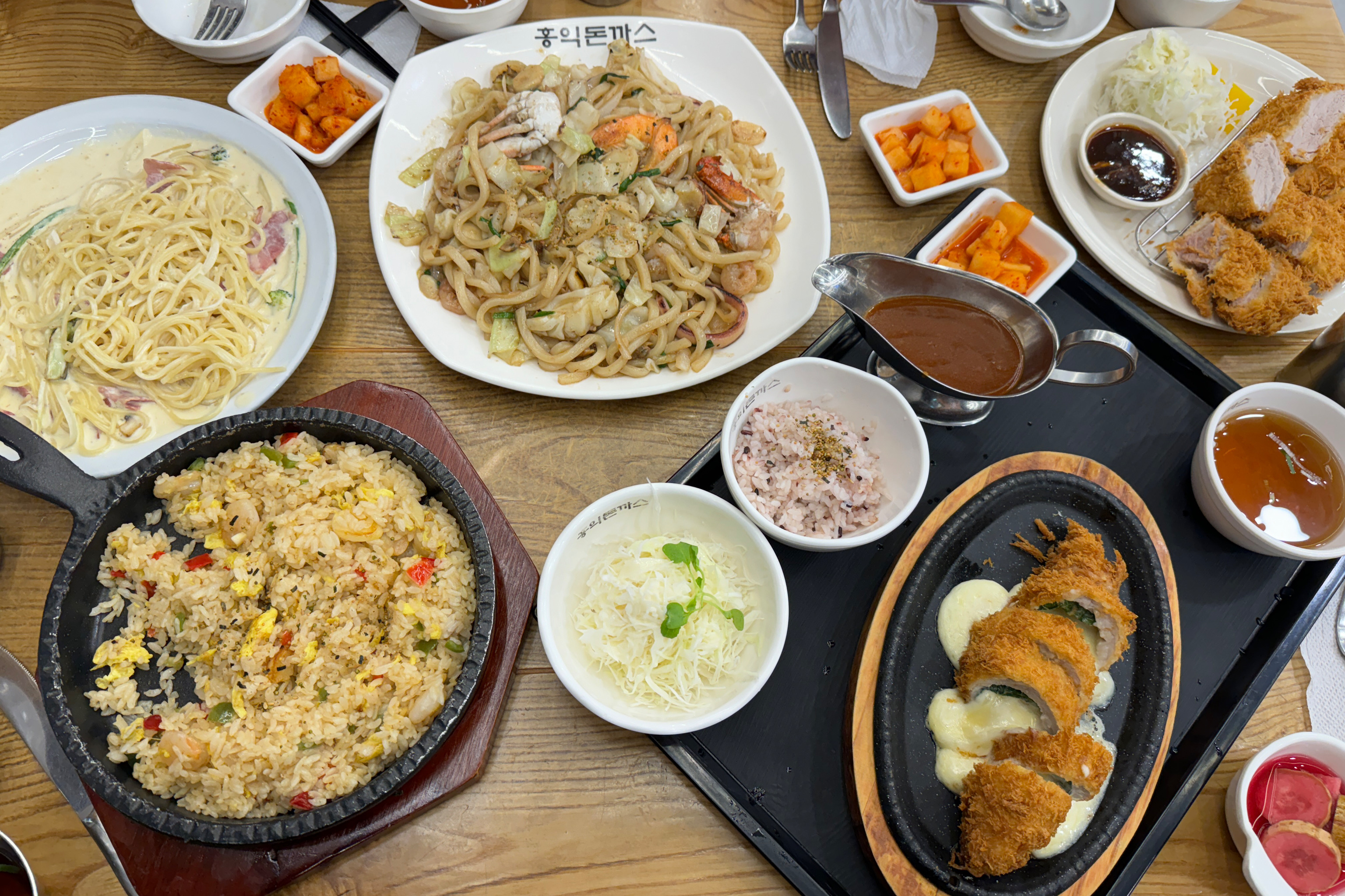 속초최고로 친절했던 집💕 - 속초 청초호 맛집 홍익돈까스 속초점