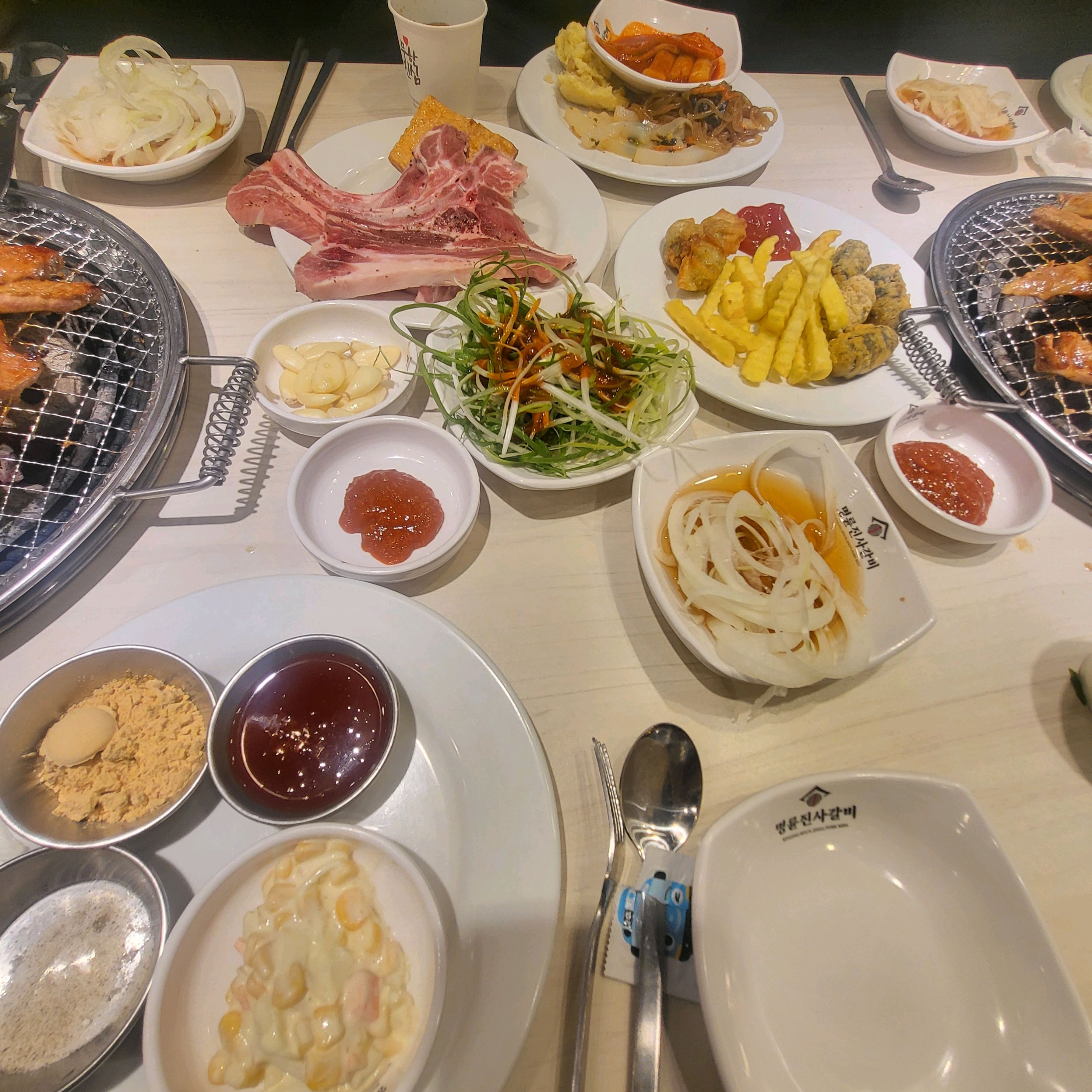 이번에 갔을땐 레알 돼지갈비 부위가 없어서 - 방배동 맛집 명륜진사갈비 서울방배점