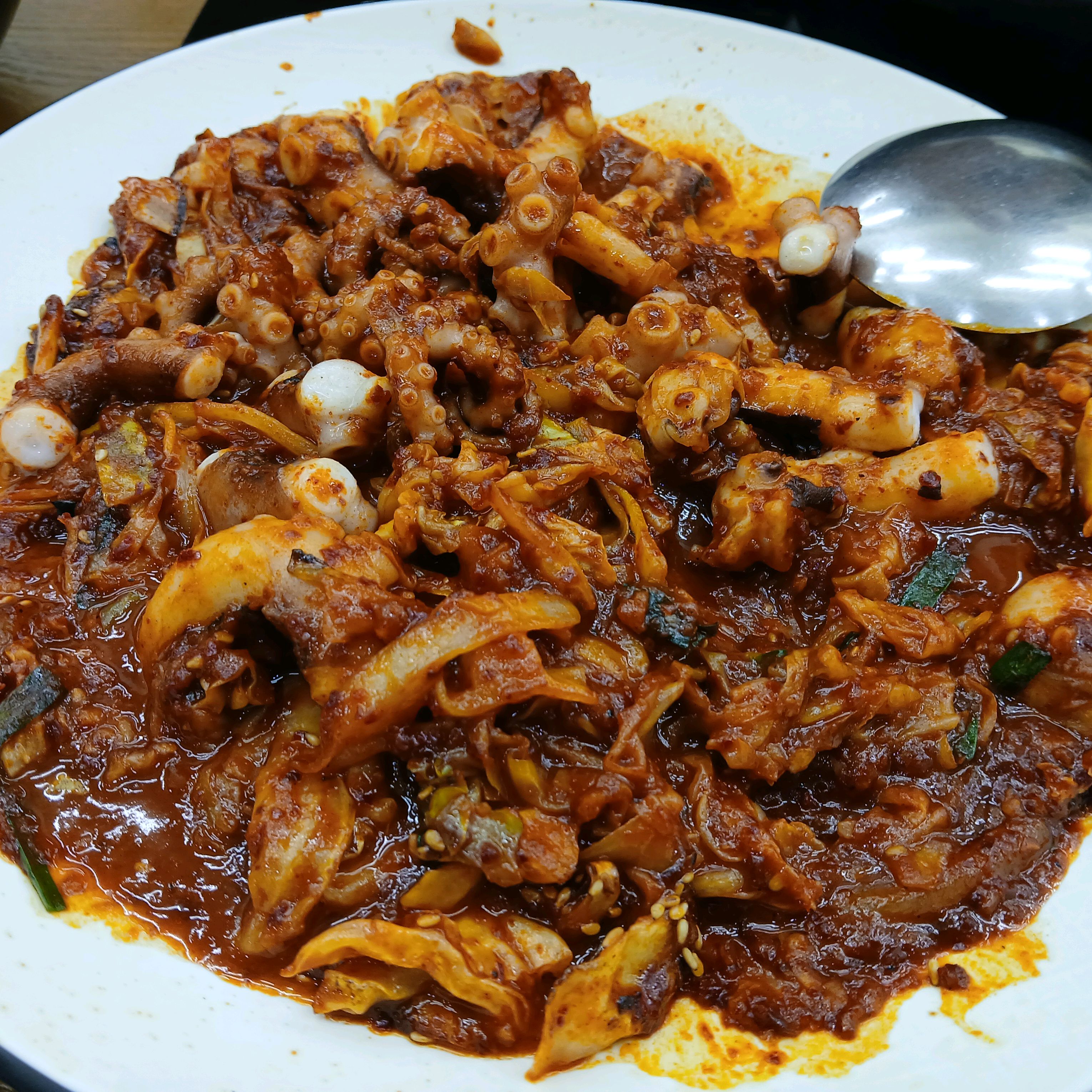  한국 서울 신도림역 주변 해물찜 전문점 신풍낙지