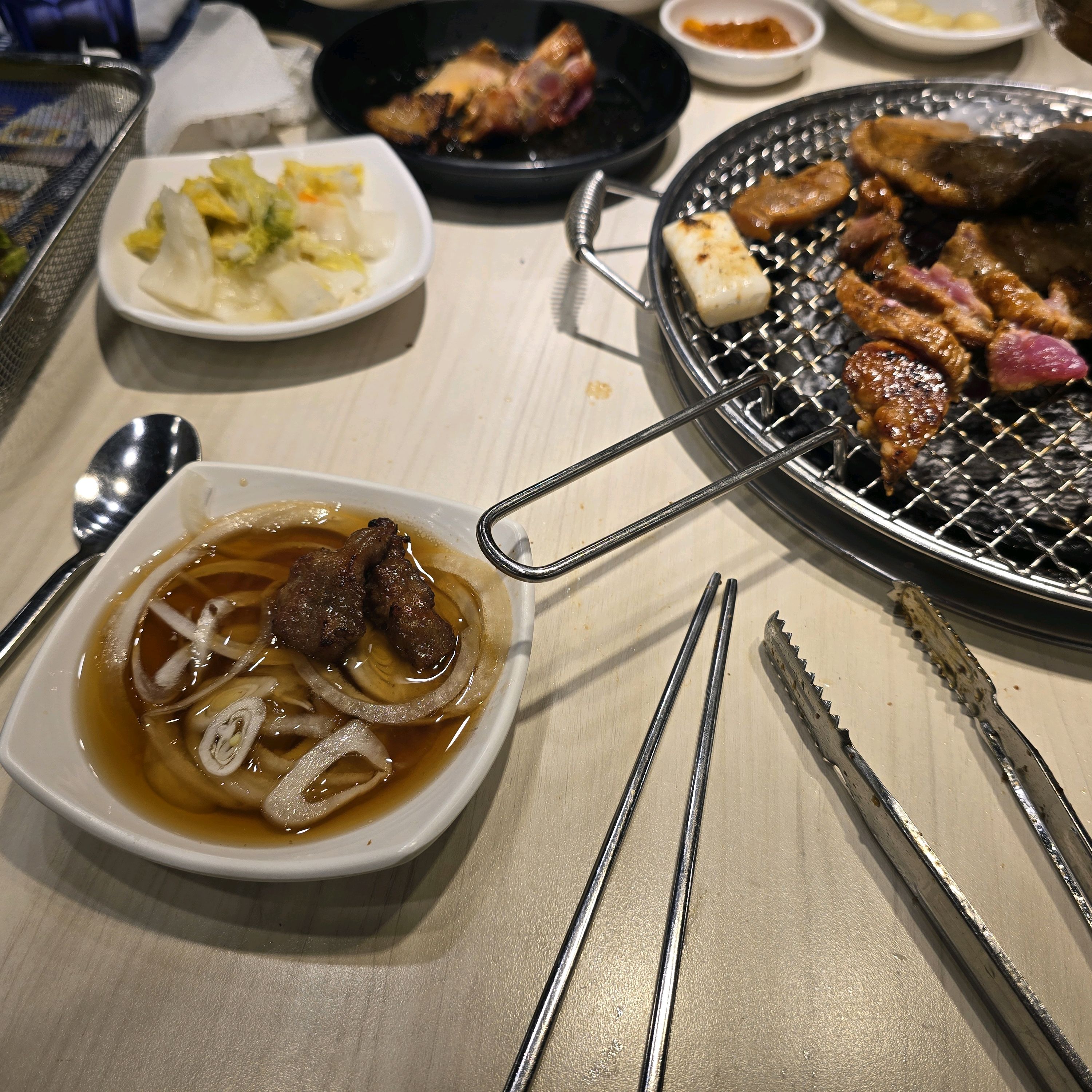 고구마 🍠 샐러드 맛있네요~~ - 성균관대역 맛집 명륜진사갈비 수원성균관대점