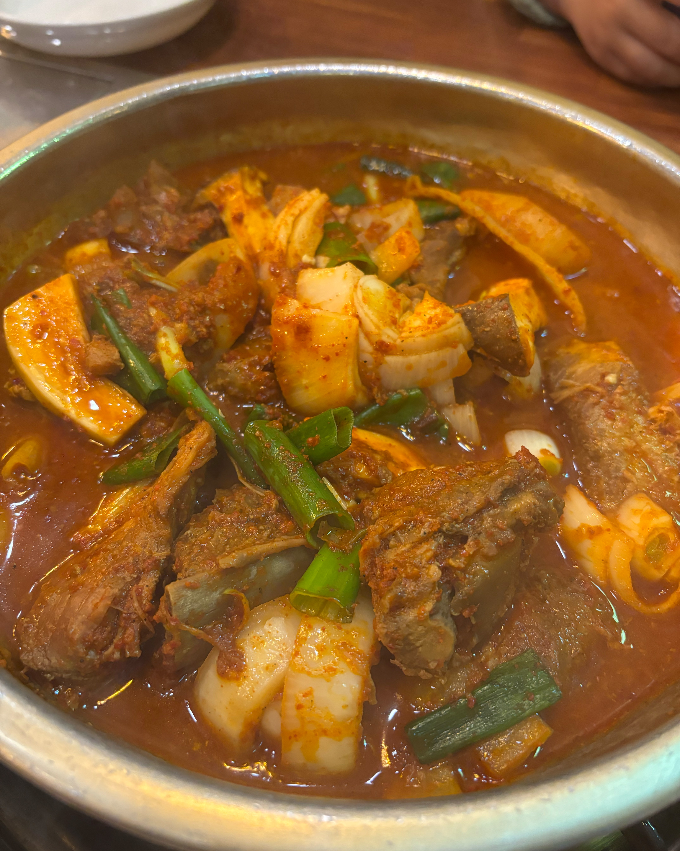 매운돼지갈비 주문~ - 천호동 맛집 신가네화끈한매운갈비찜