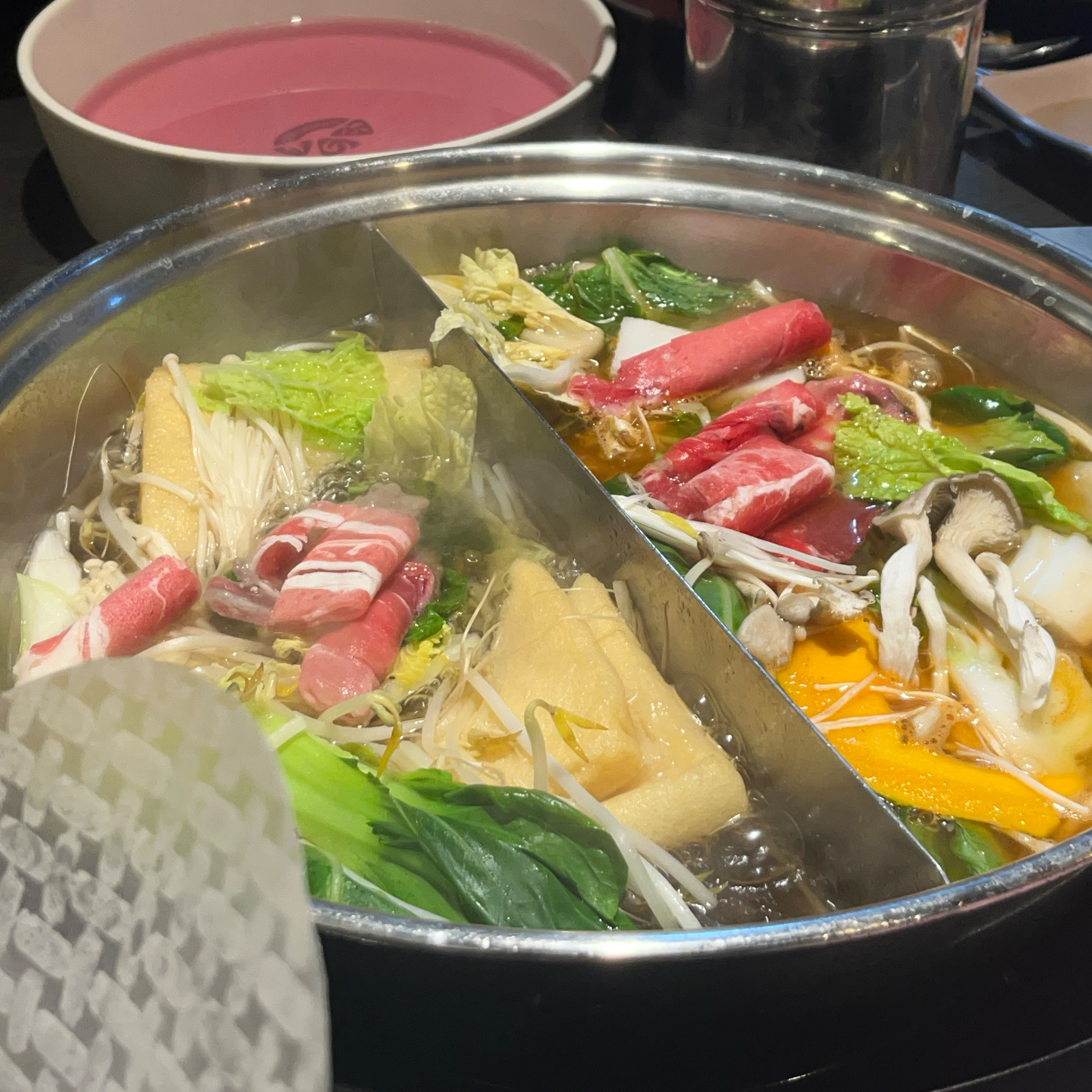 샤브샤브에 월남쌈까지 맛있고 배부르게 잘 먹고갑니다 ~~ - 안양역 맛집 소담촌 안양직영점