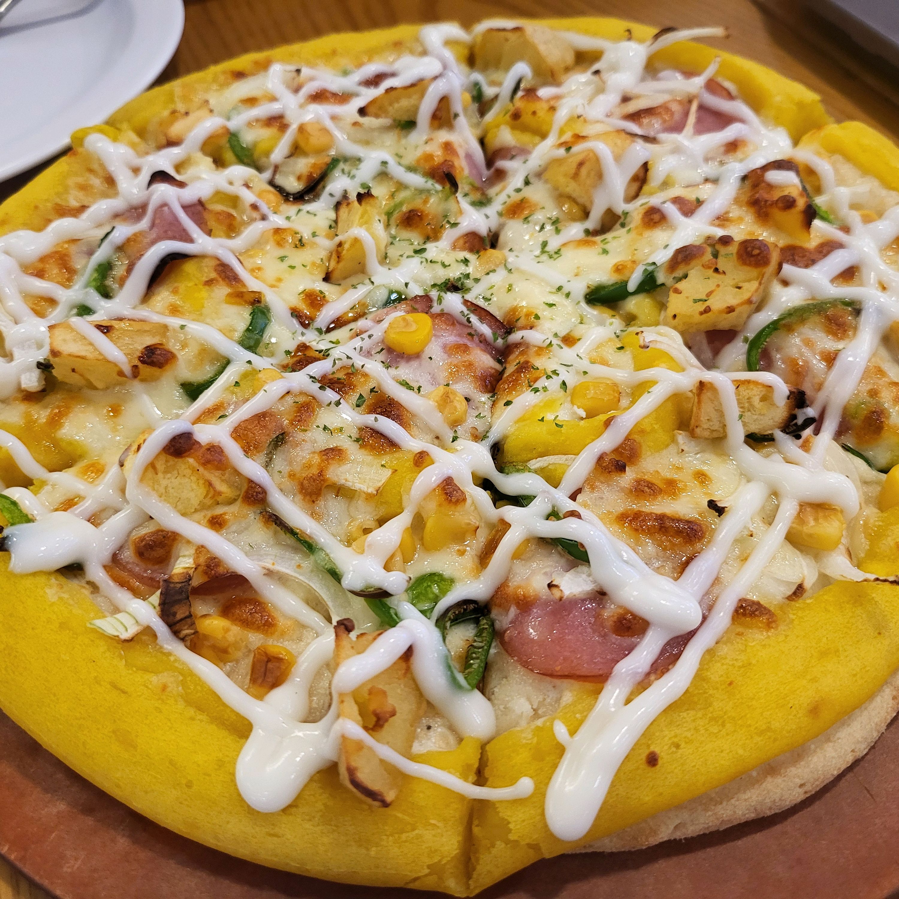 고구마피자+오븐스파게티+음료2잔~ - 마두역 맛집 피자몰 뉴코아아울렛 일산점