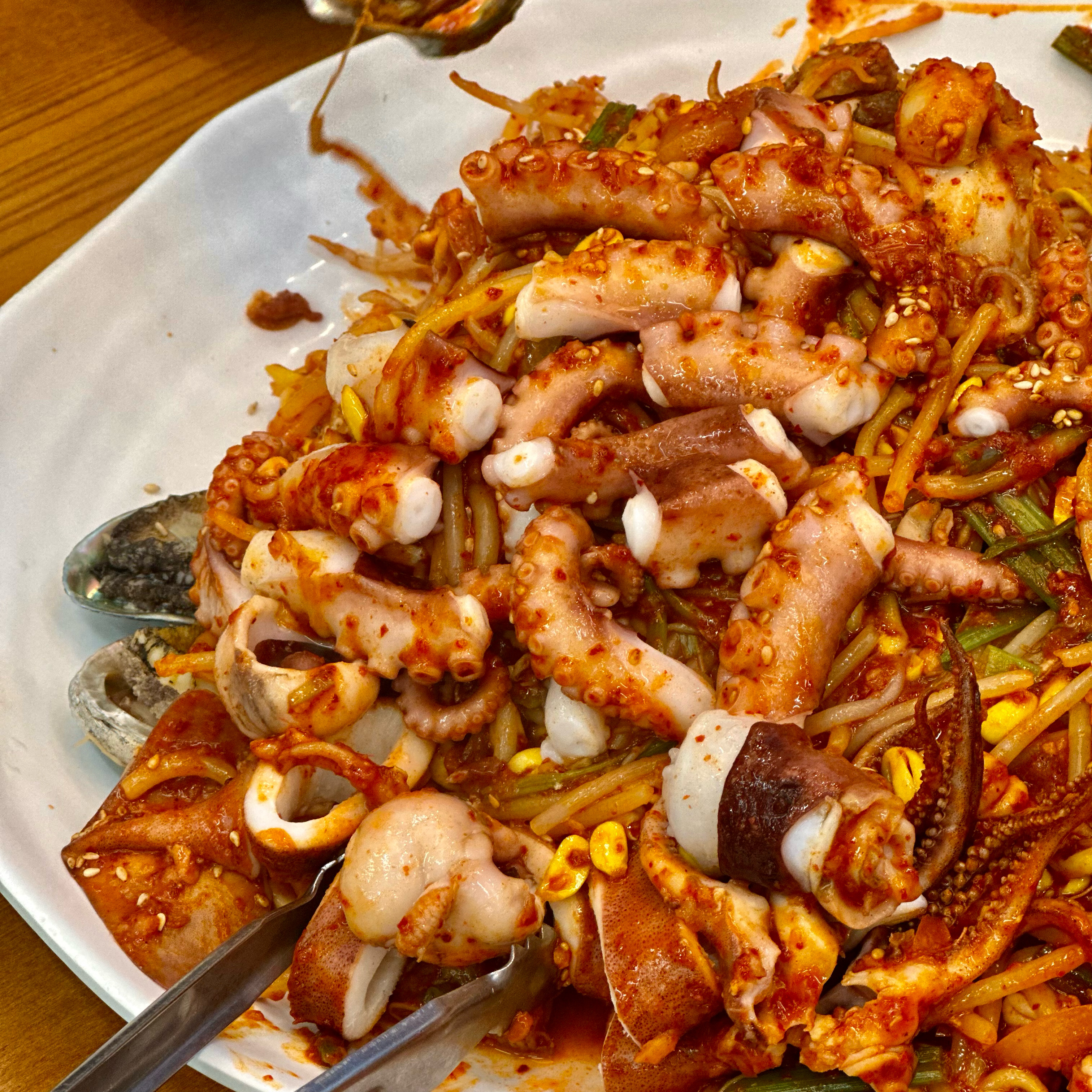  한국 서울 신도림역 주변 해물찜 전문점 신풍낙지