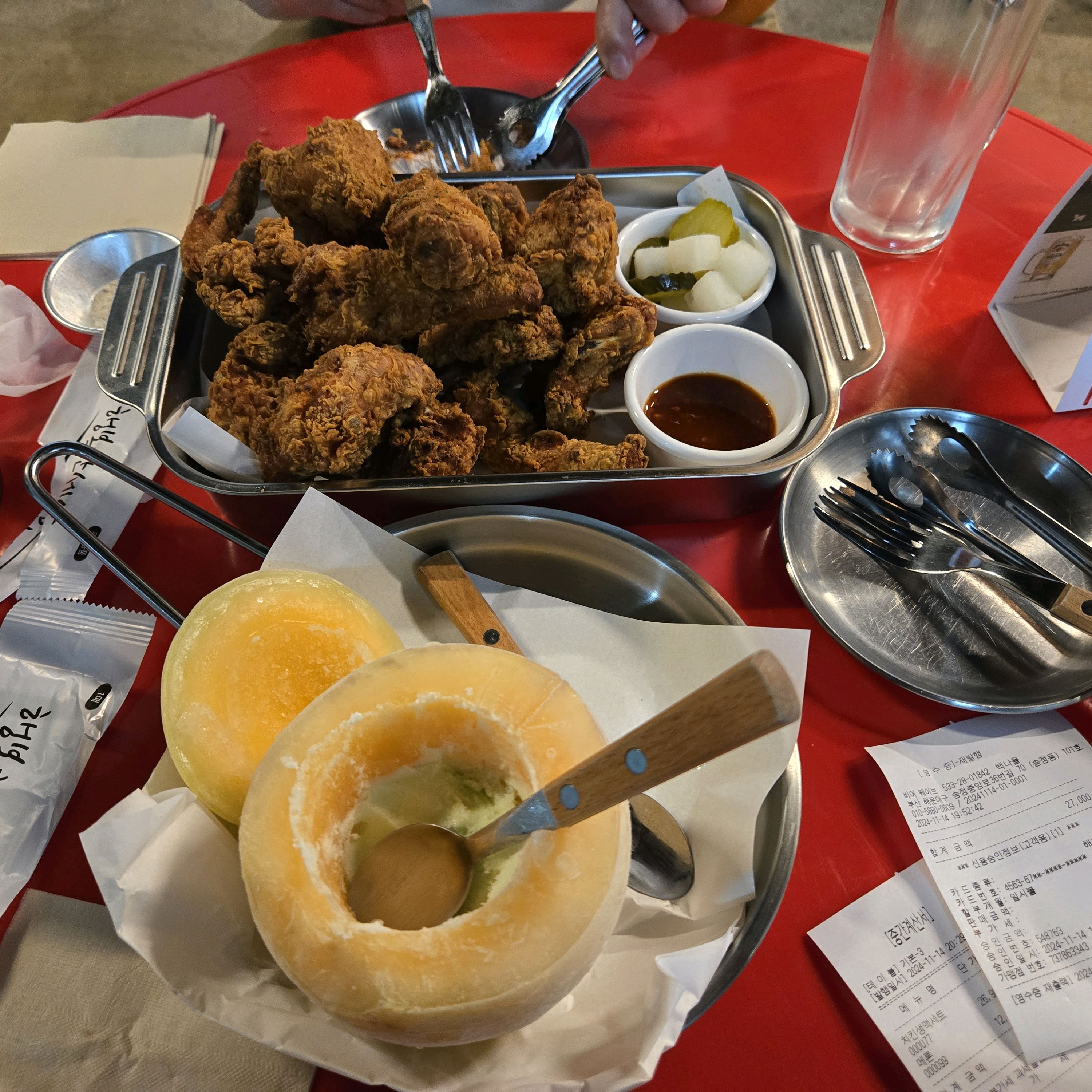치킨 존맛탱~~~이예요. - 송정 맛집 비어웨이브
