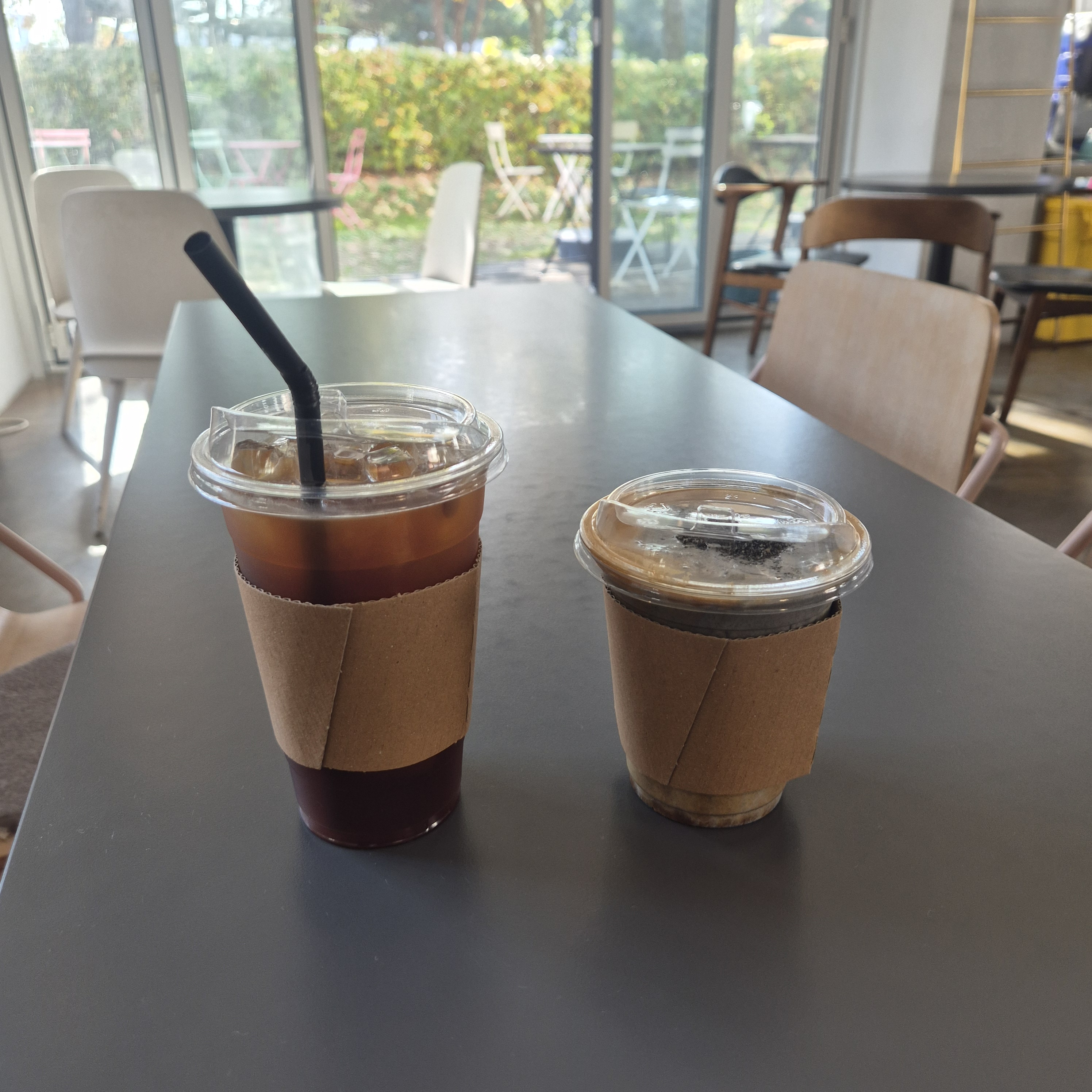 급해서 사진을 제대로 못찍었어요 - 불당동 맛집 키에소커피랩