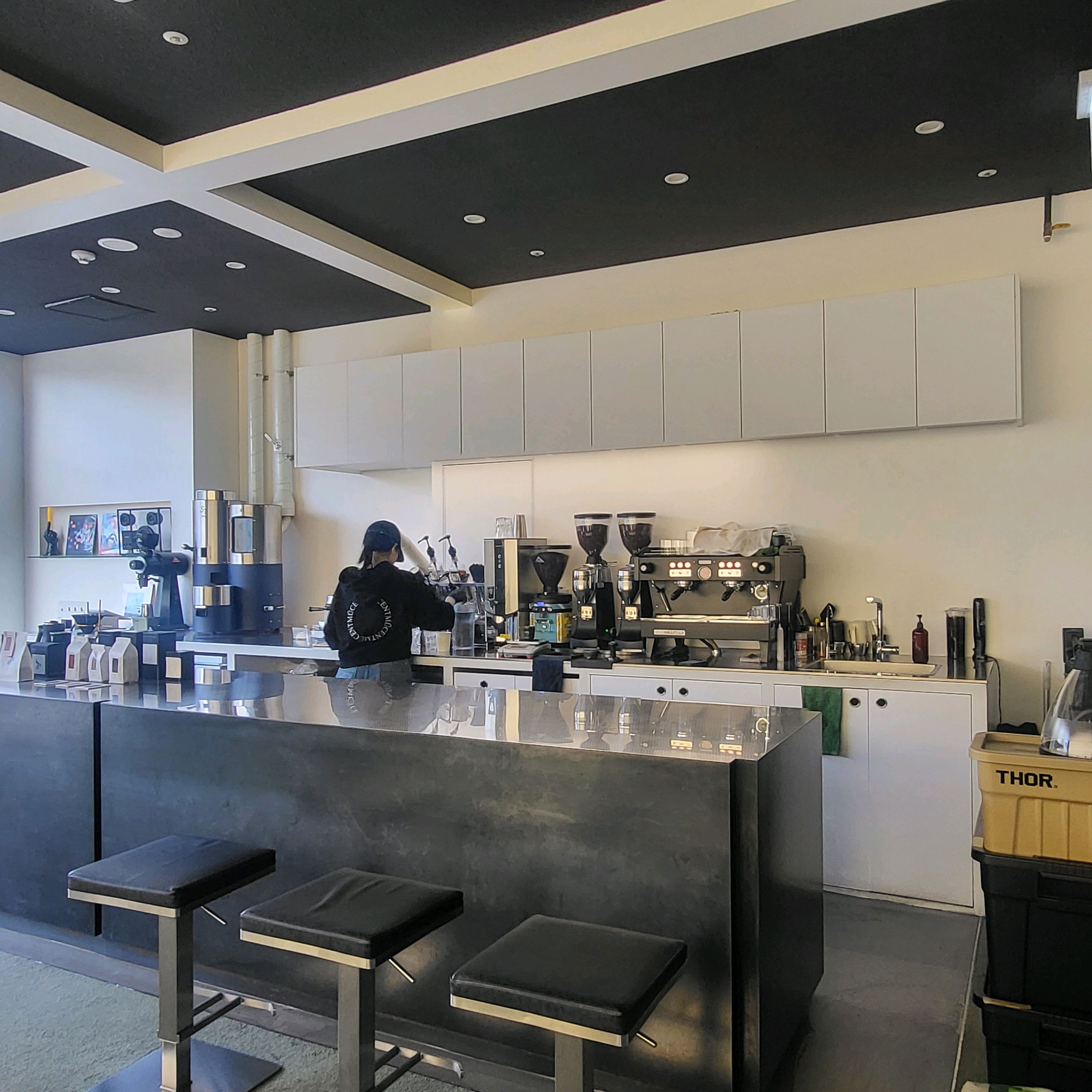 Kaki Moon, an emotional dessert cafe near Samgakji Station, Seoul, Korea
