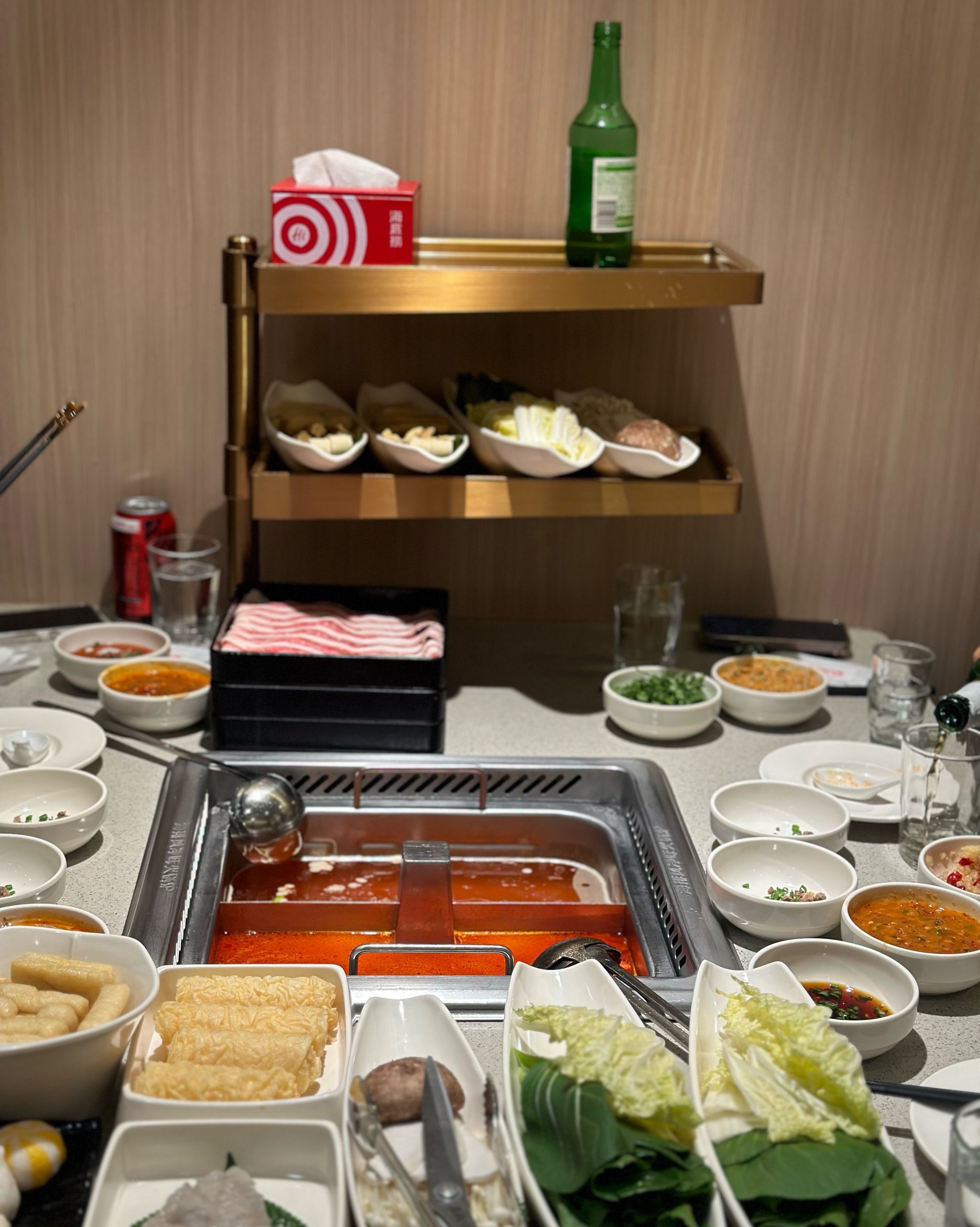 토마토탕과 홍탕 2가지맛으로 먹었는데.. - 코엑스 맛집 하이디라오 COEX점