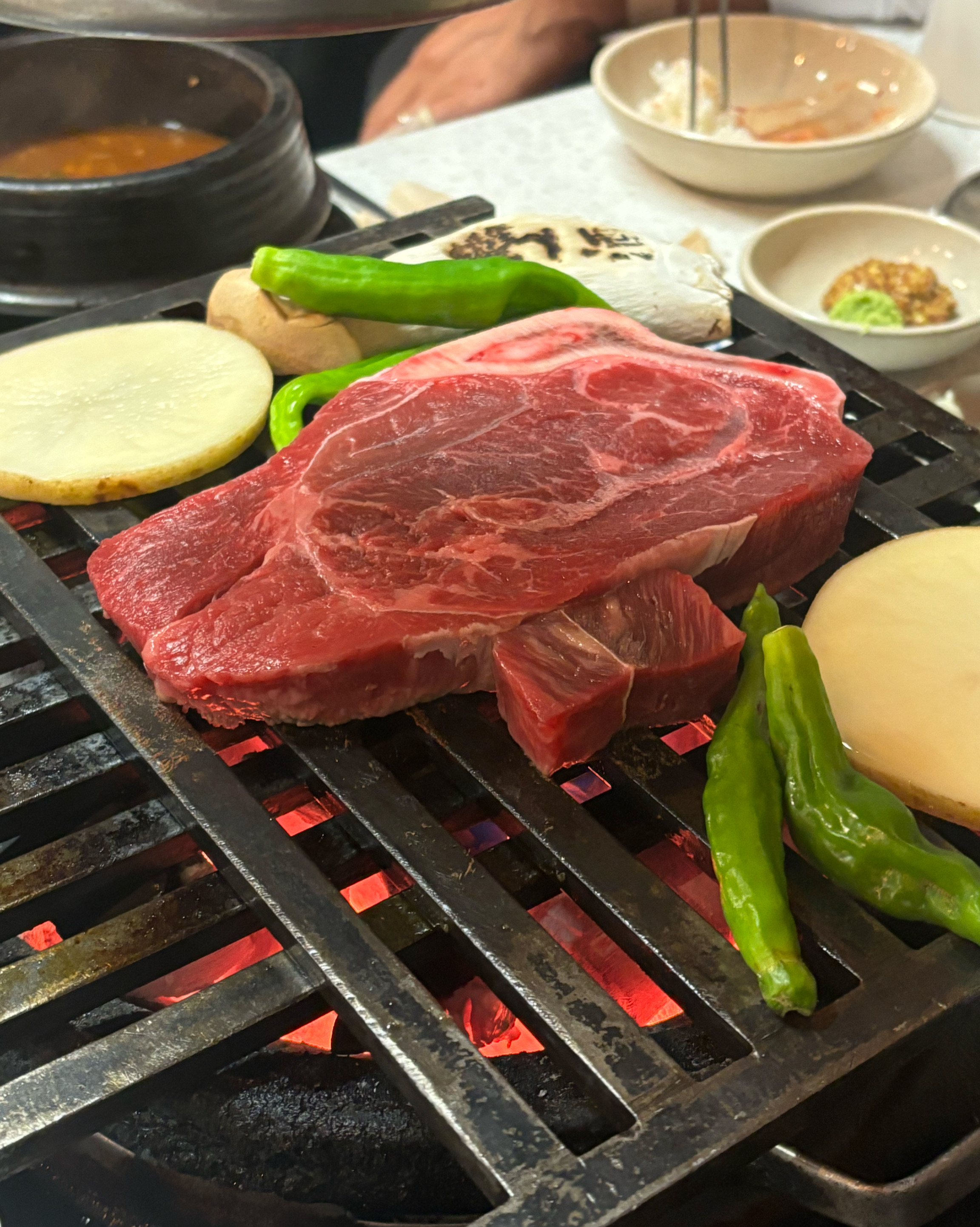 한국 서울 동대문역사문화공원역 주변 고기구이 전문점 백송 신당본점