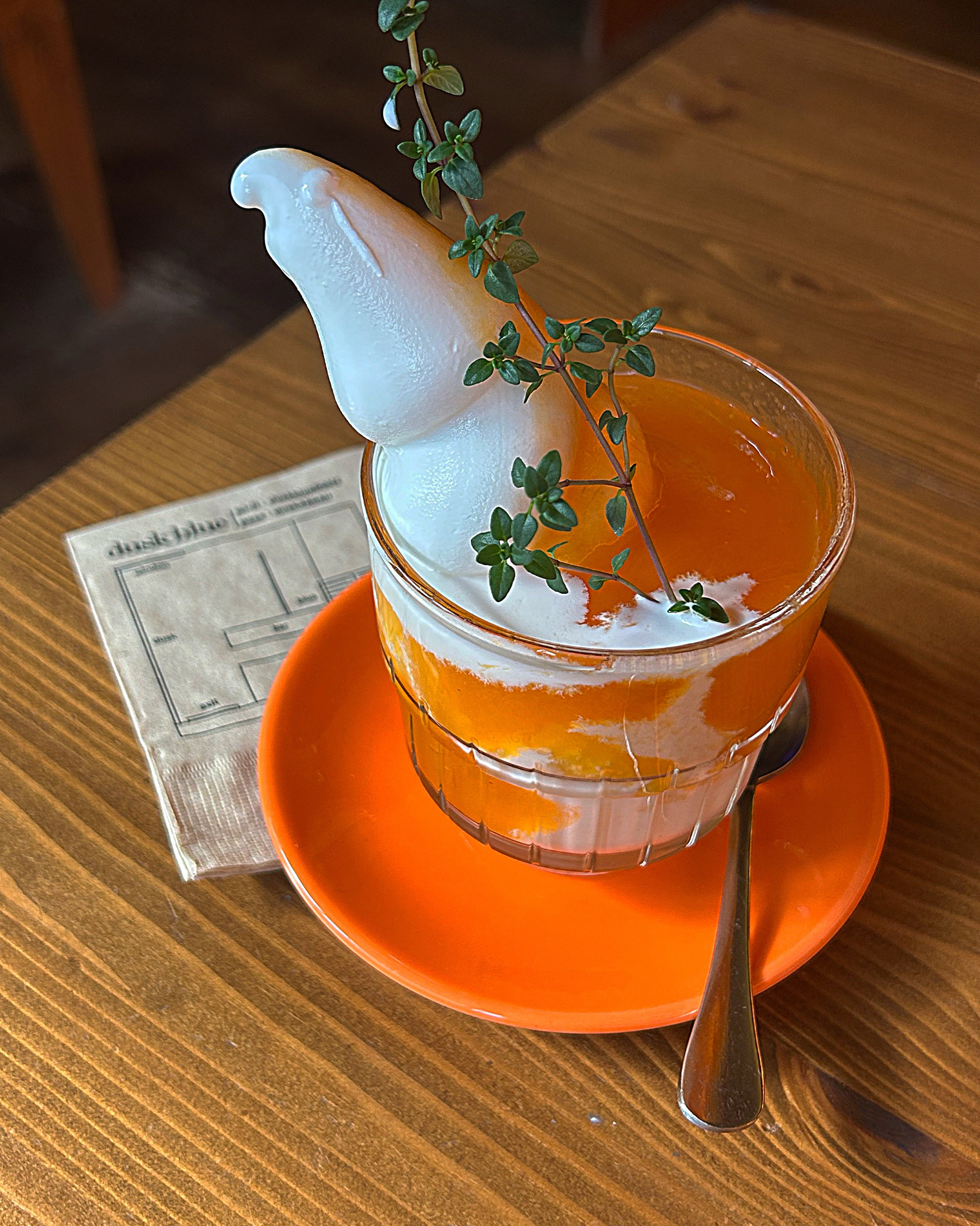 Dusk Blue, an emotional dessert cafe near Mullae Station, Seoul, Korea