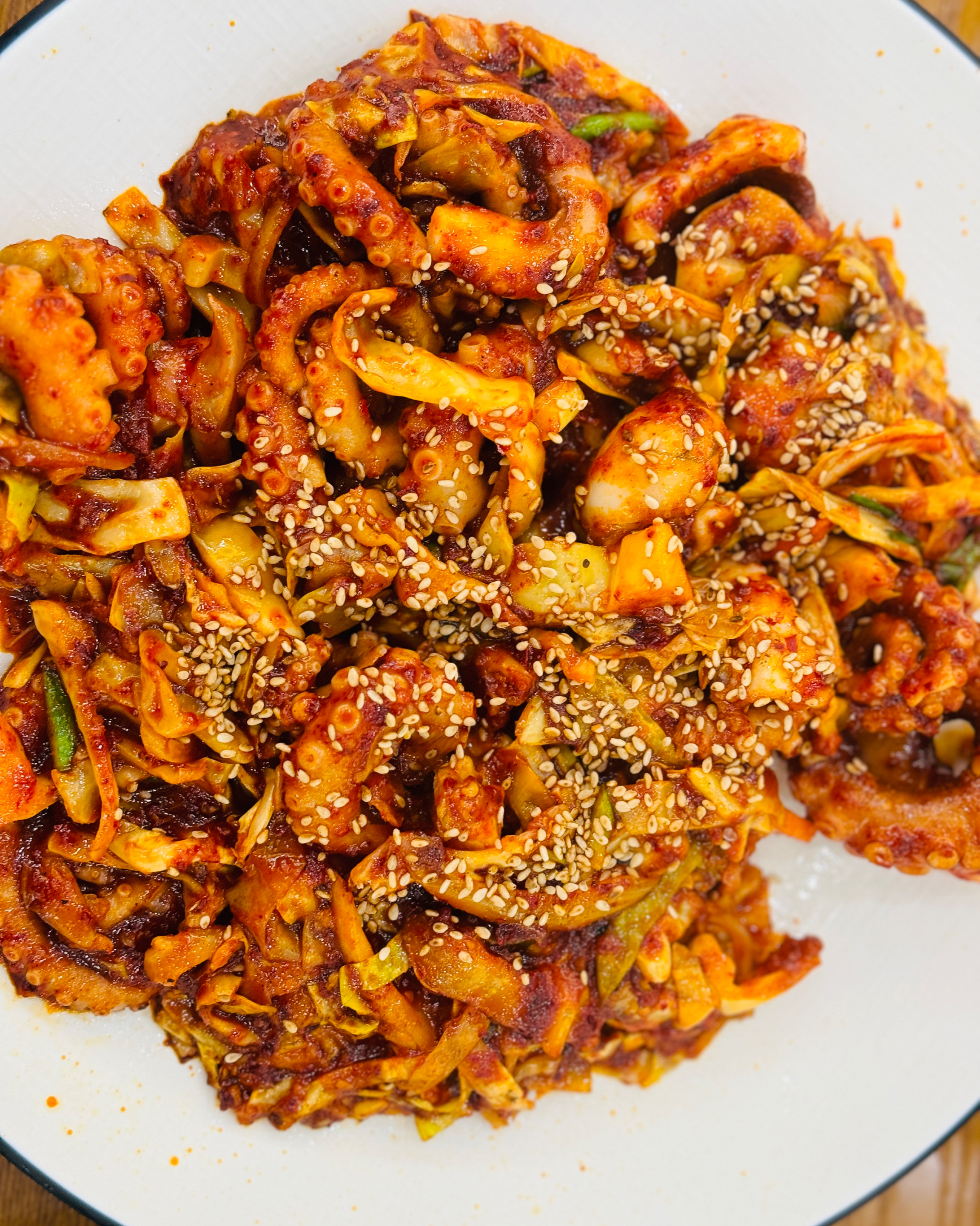 Shinpung Nakji, a seafood stew restaurant near Sindorim Station, Seoul, Korea