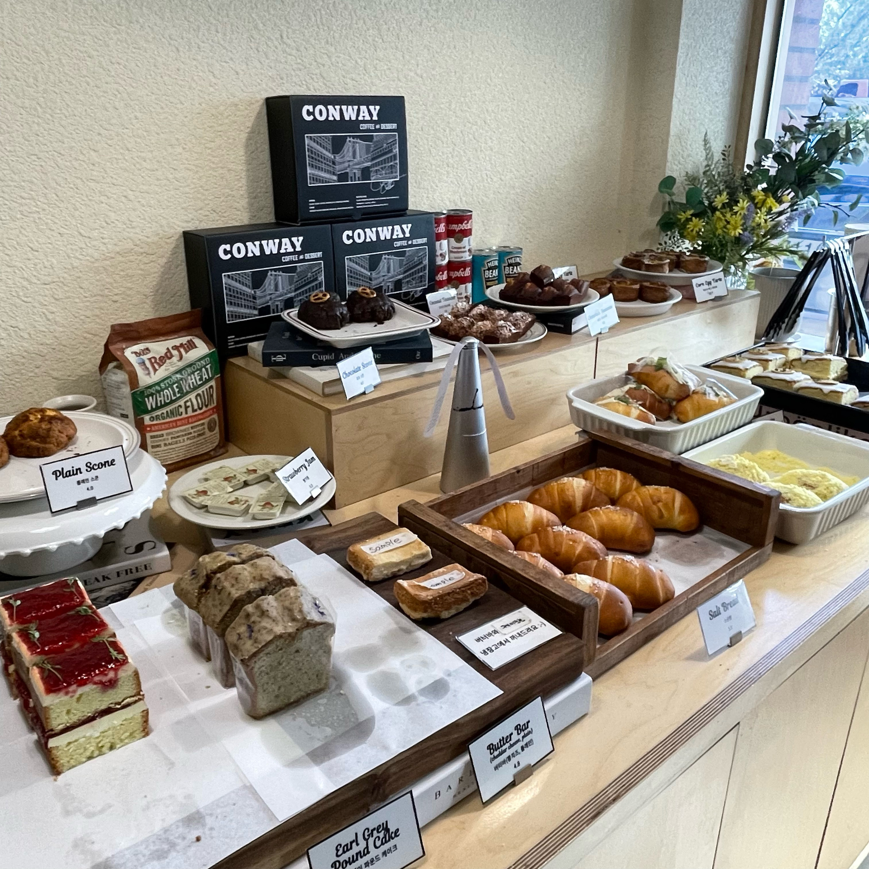 Conway Coffee, an emotional dessert cafe near Hangangjin Station, Seoul, Korea