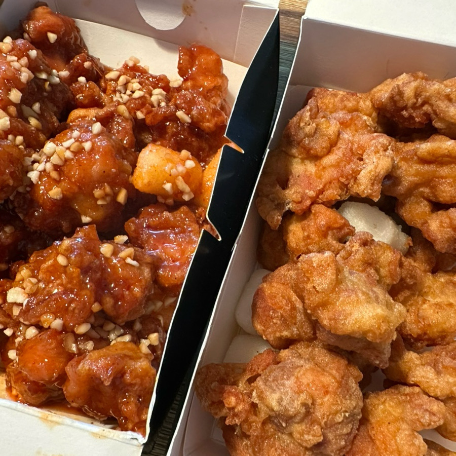 Chicken Gangjeong, a chicken restaurant near Jamsil Station in Seoul, Korea