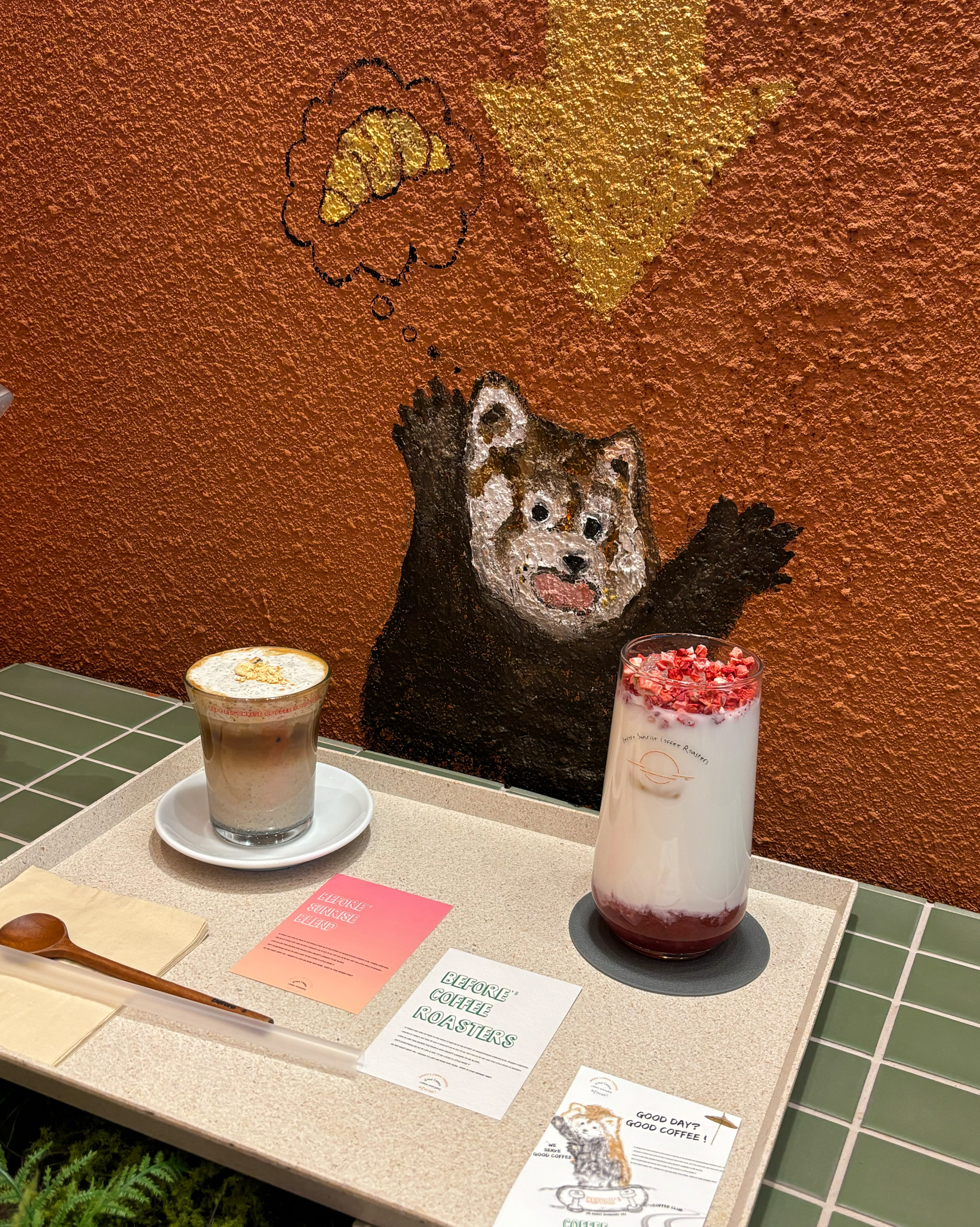 Before Coffee Roasters, an emotional dessert cafe near Guro Digital Complex Station, Seoul, Korea