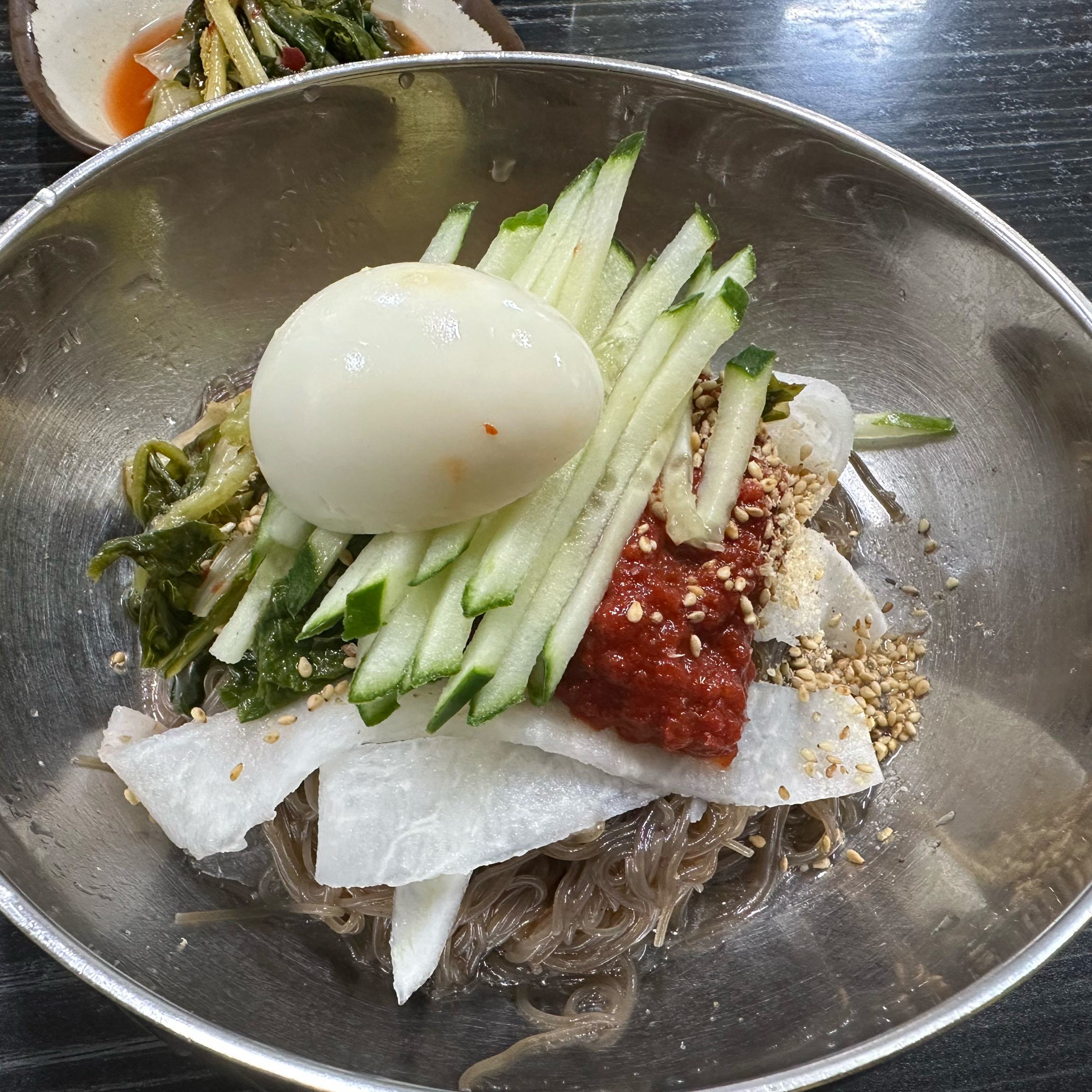 사장님이친절하셔서 기분좋게 맛있세먹고왔어요~ - 천호동 맛집 꽃집냉면