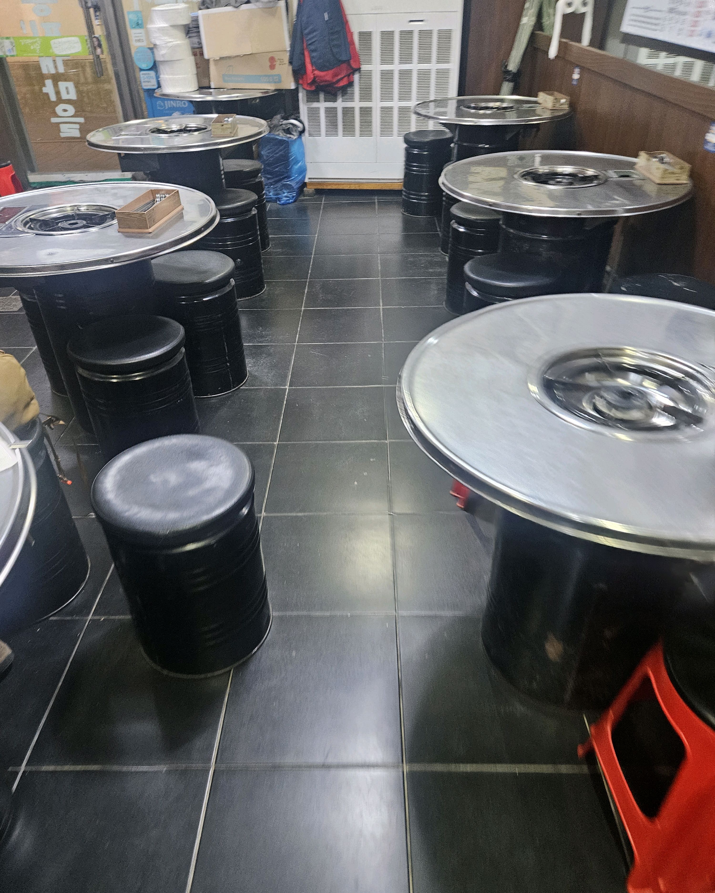 맛있게먹다가 생각나서찍어서 양이없어보이지만 양많아요 맛있숴용 - 천호동 맛집 명동찌개마을 천호본점