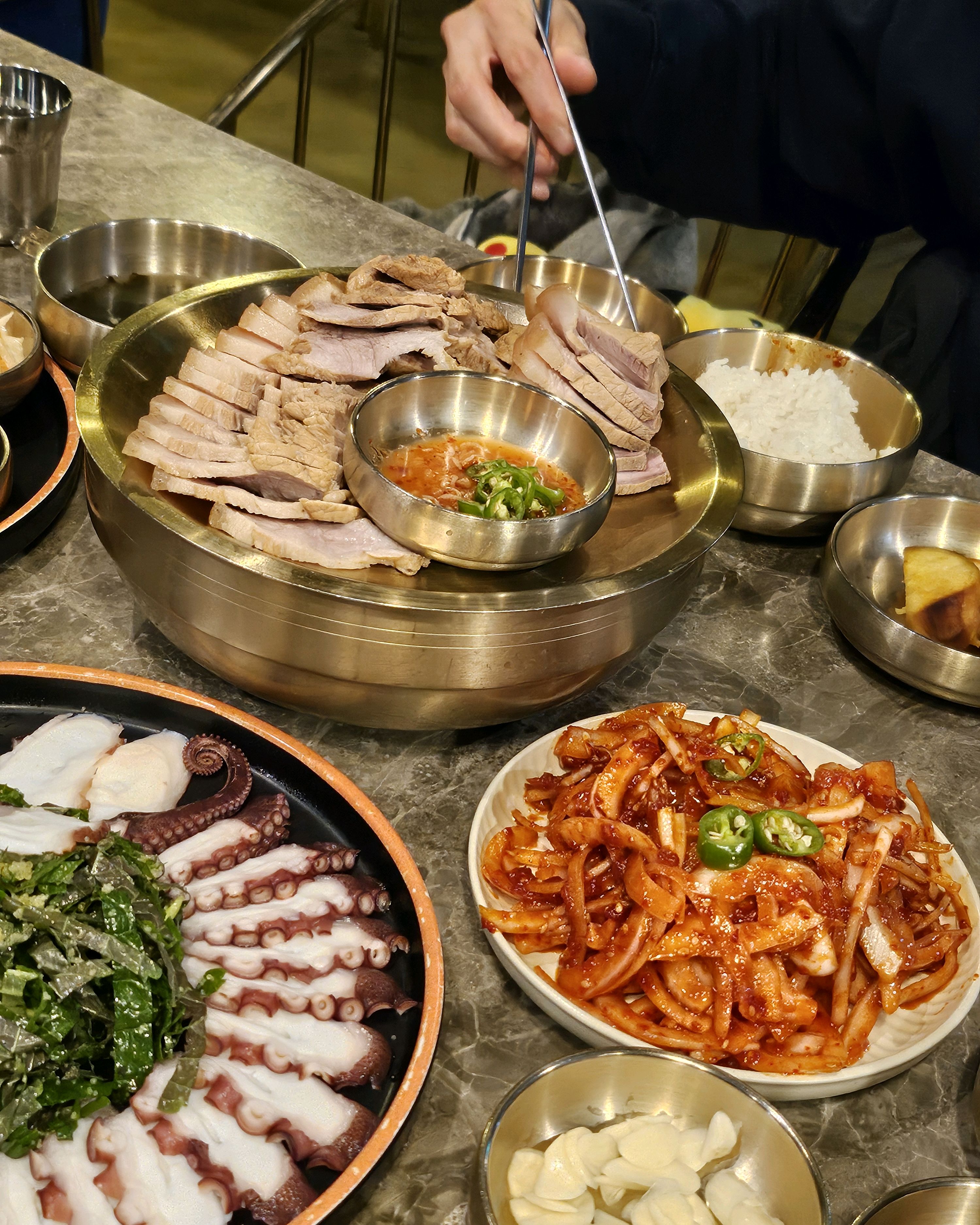  옥수역 맛집 부부요리단 제주흑돼지갑오징어