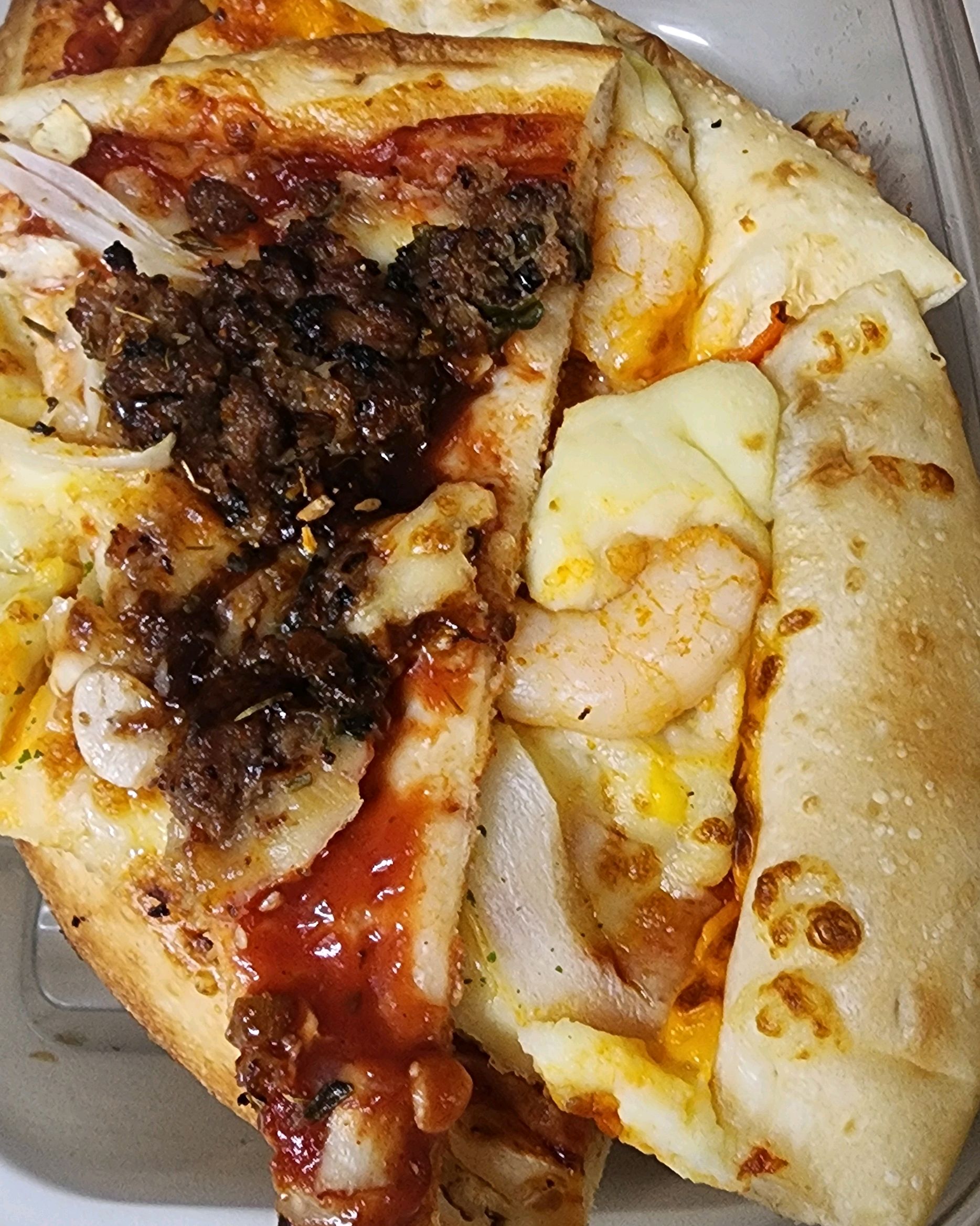 치즈퐁듀쉬림프 맛있네요 - 산본역 맛집 피자몰 뉴코아산본점