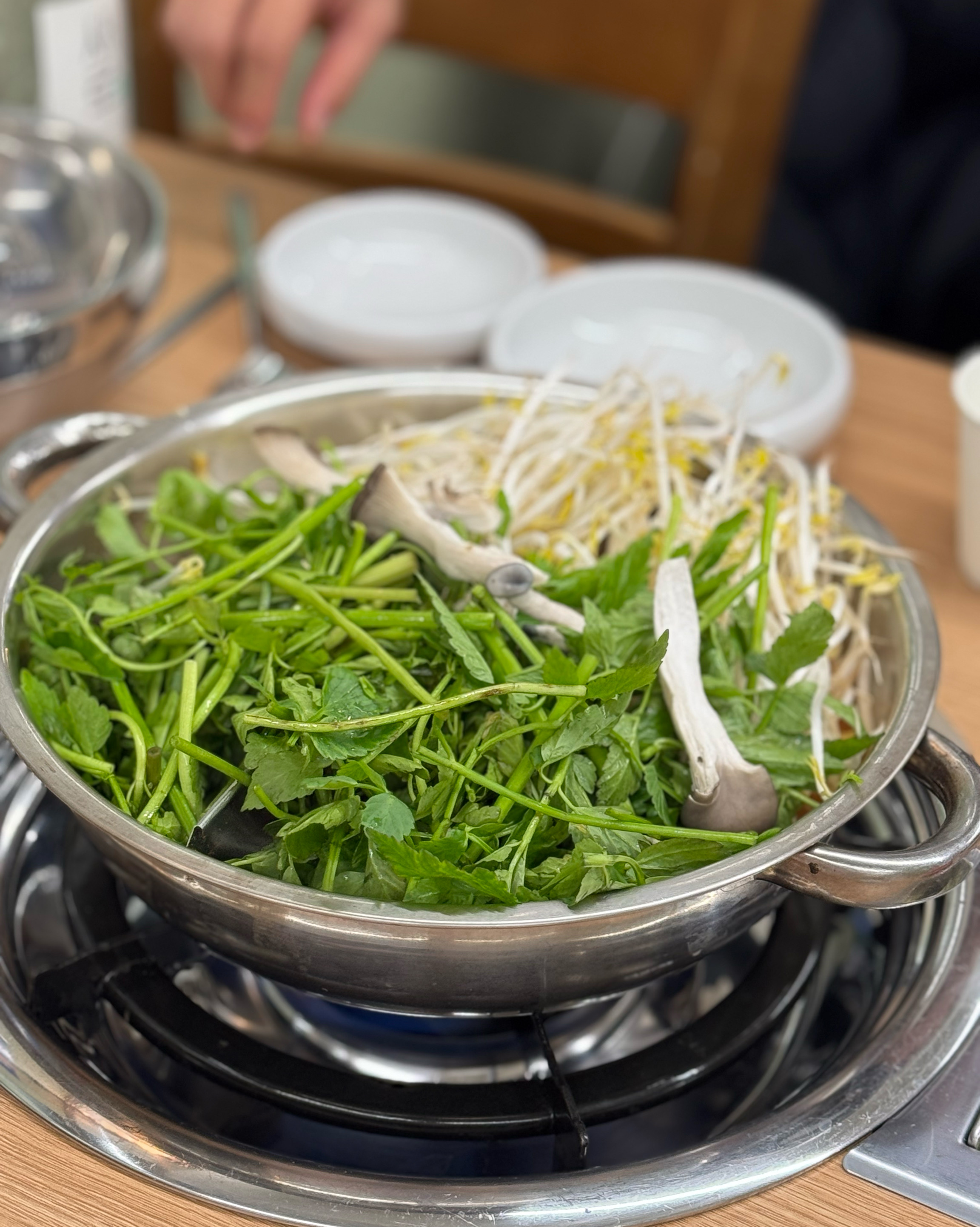  왕십리역 오리 전골 맛집 청록미나리식당 한양대점