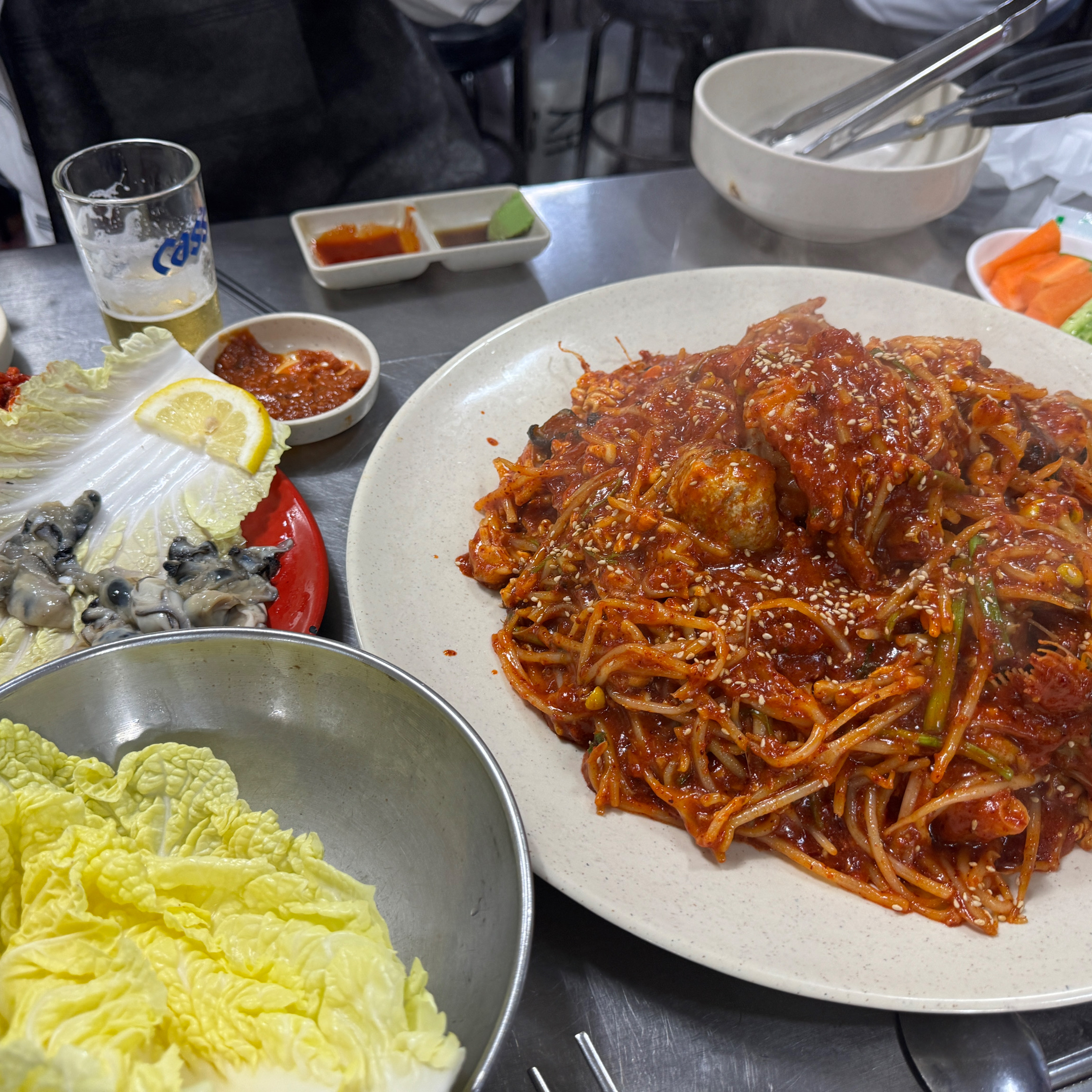  왕십리역 맛집 굴과찜사랑 본점