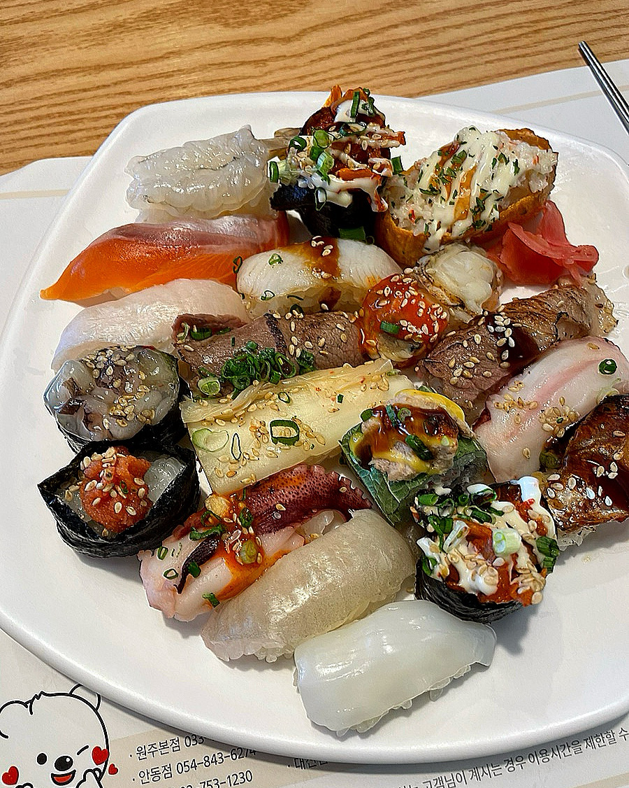🏡 제천에 위치한 무한리필 초밥집 - 제천 맛집 다이닝원 제천점