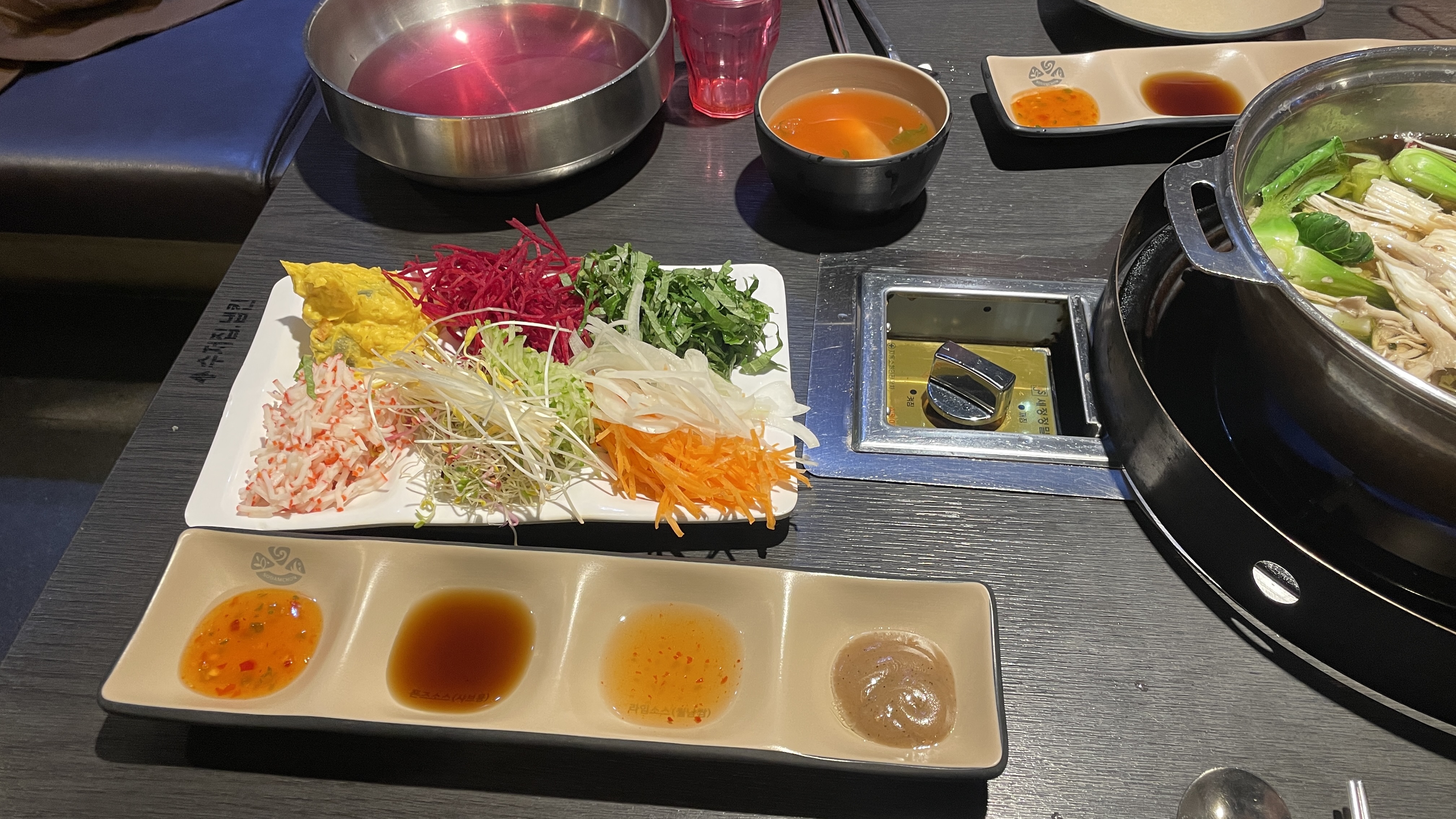 야채가 신선하고 좋습니다. - 노원역 맛집 소담촌 노원역점