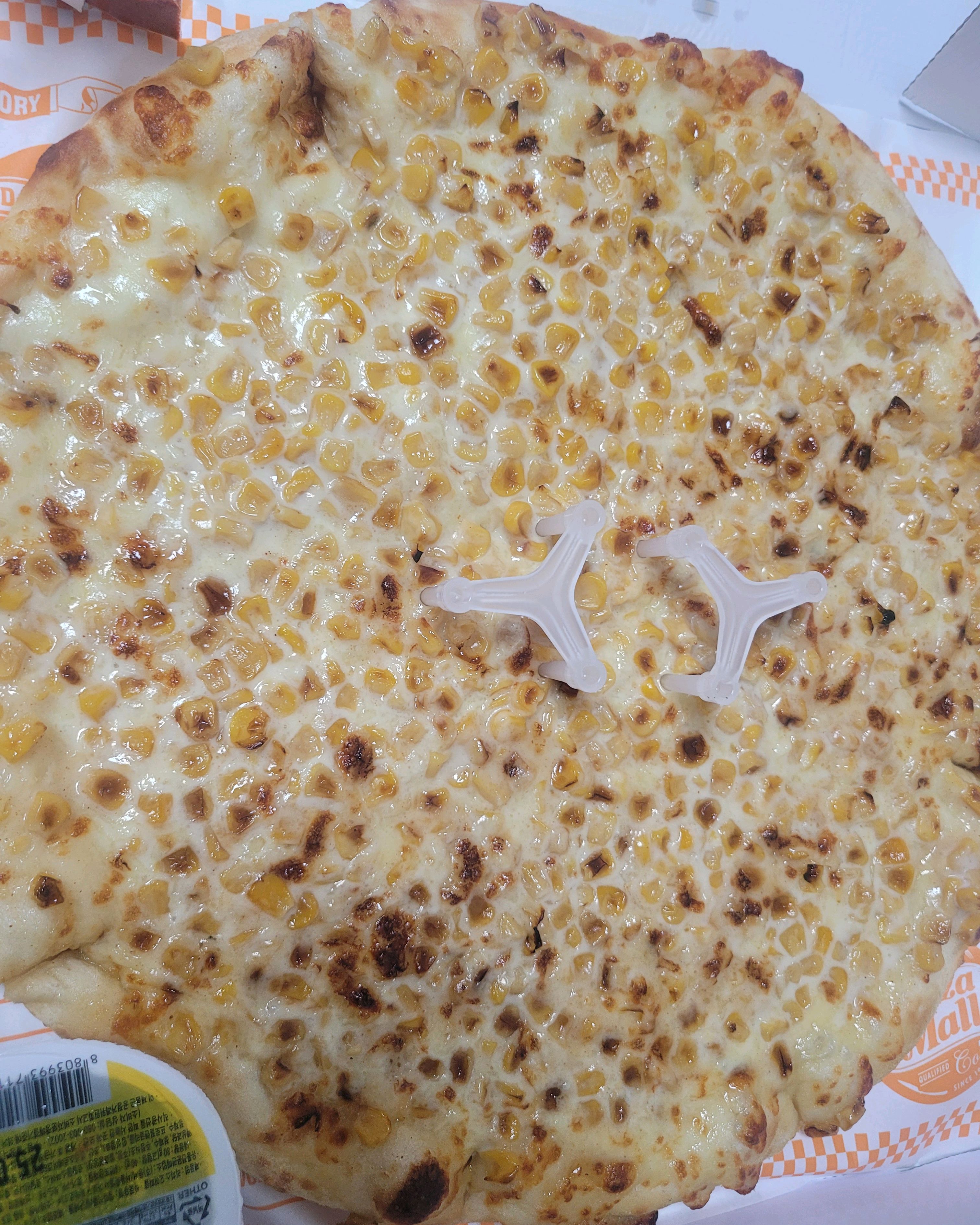 저희아이의 최애 옥수수피자입니다. - 전포 맛집 피자몰 NC백화점부산대점