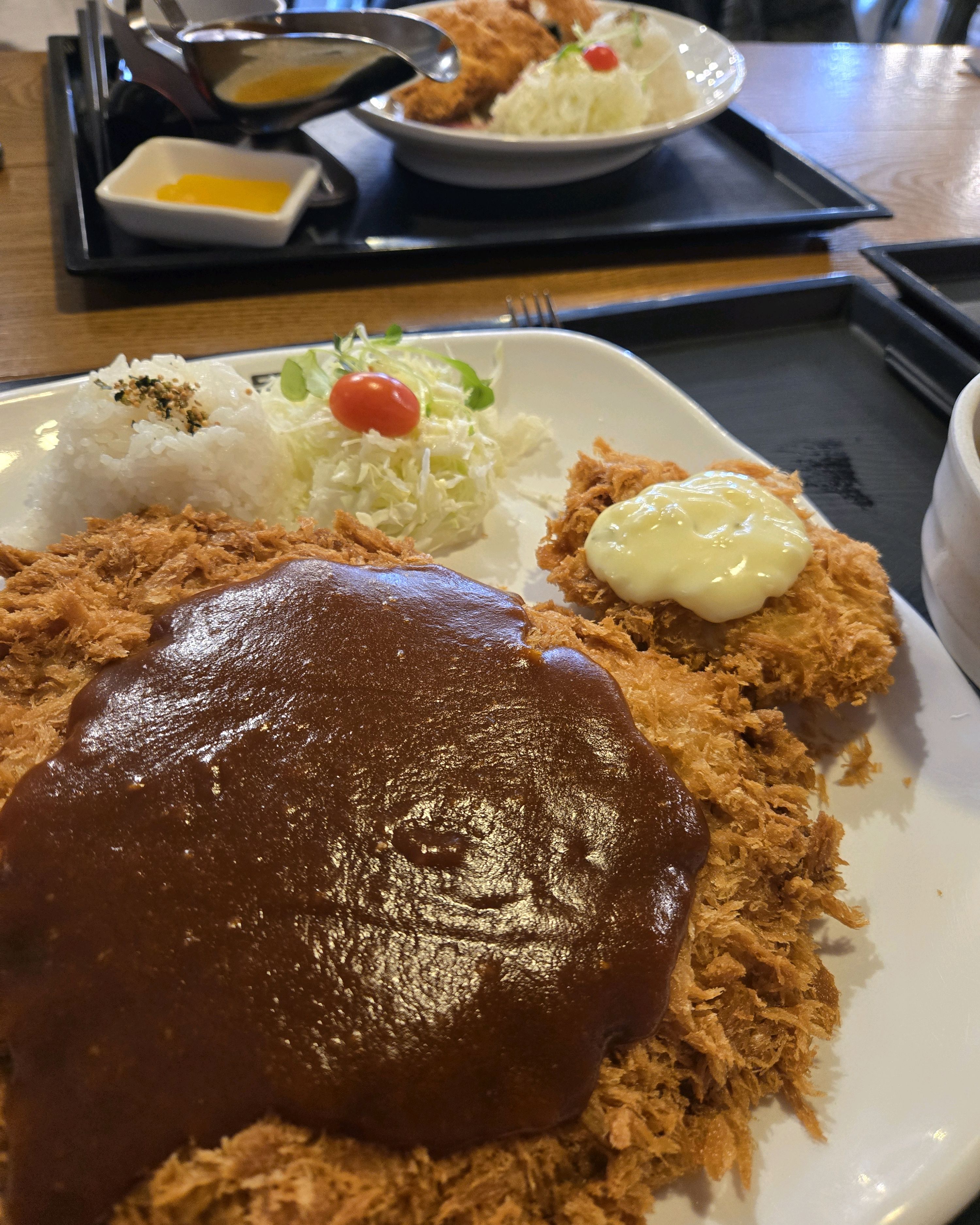 돈가스 바싹하고 맛있었어요~ - 대구 칠곡 맛집 홍익돈까스 대구칠곡점