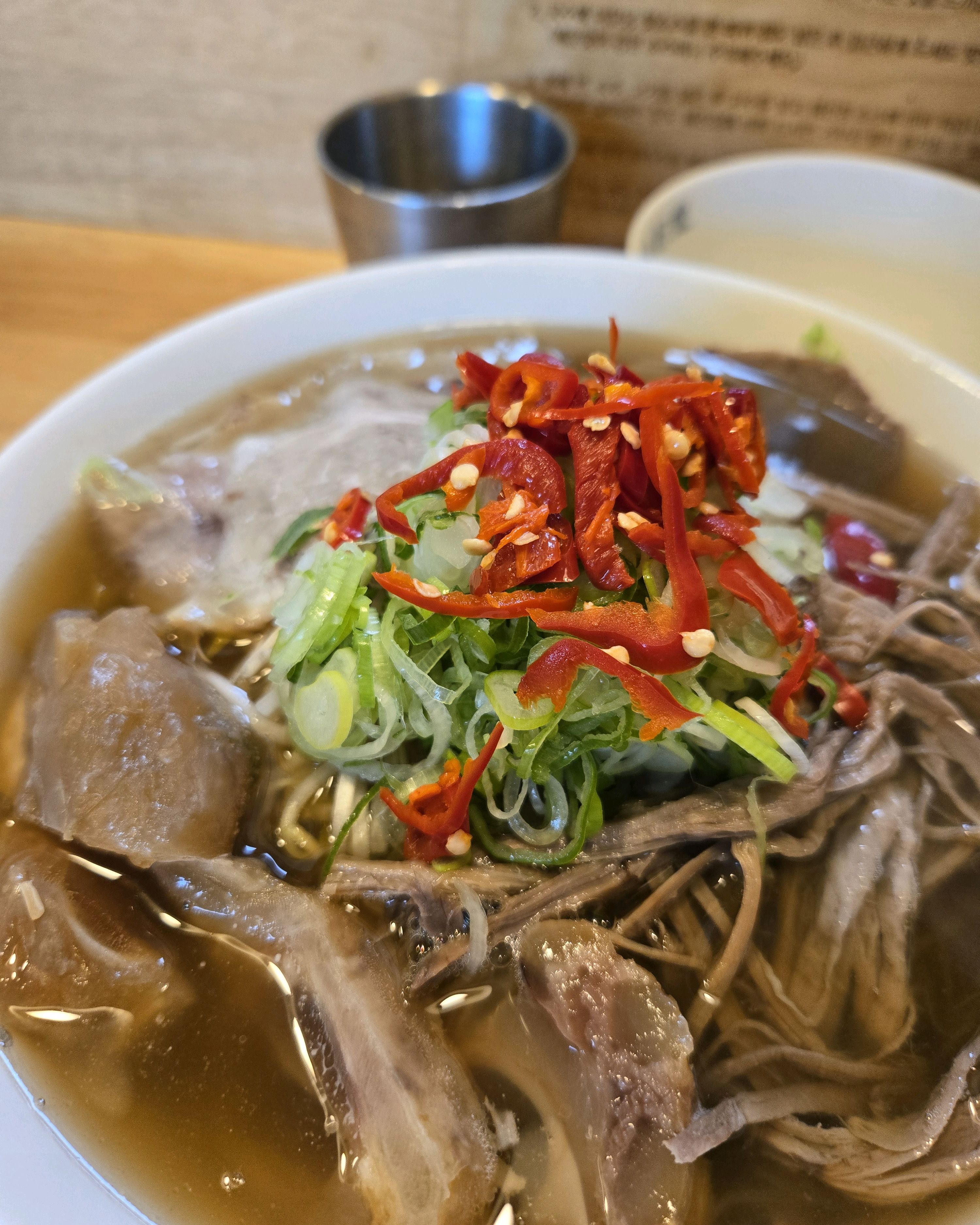 오늘도 너무 맛있었습니당 여기는 갠적으로 차돌이랑 힘줄이 너무너무 맛있어요! 고수도 제공해