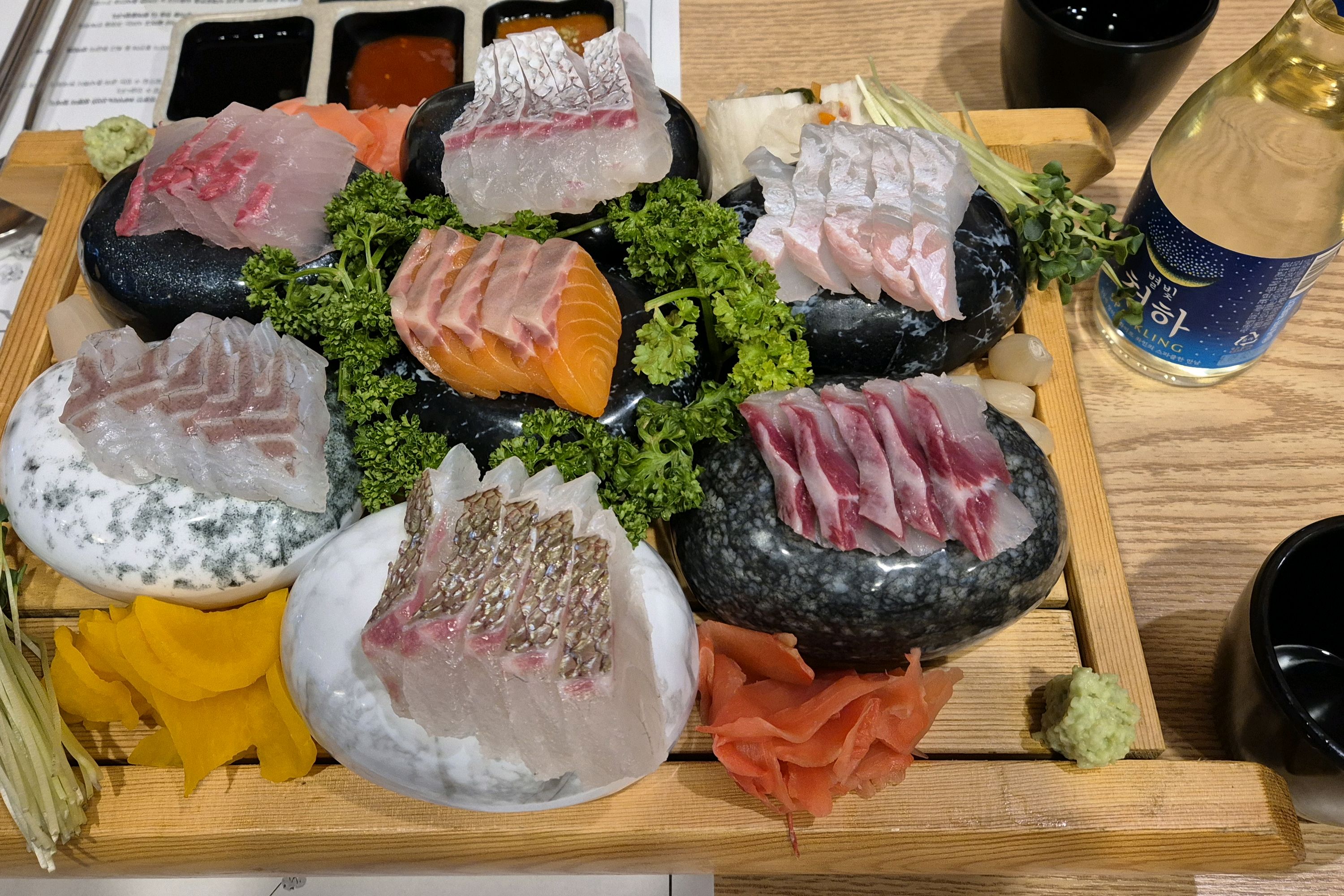 때 되면 회를 알아서 채워주십니다 맛있었어요 잘먹었습니다 - 망포역 맛집 물고기자리 망포점