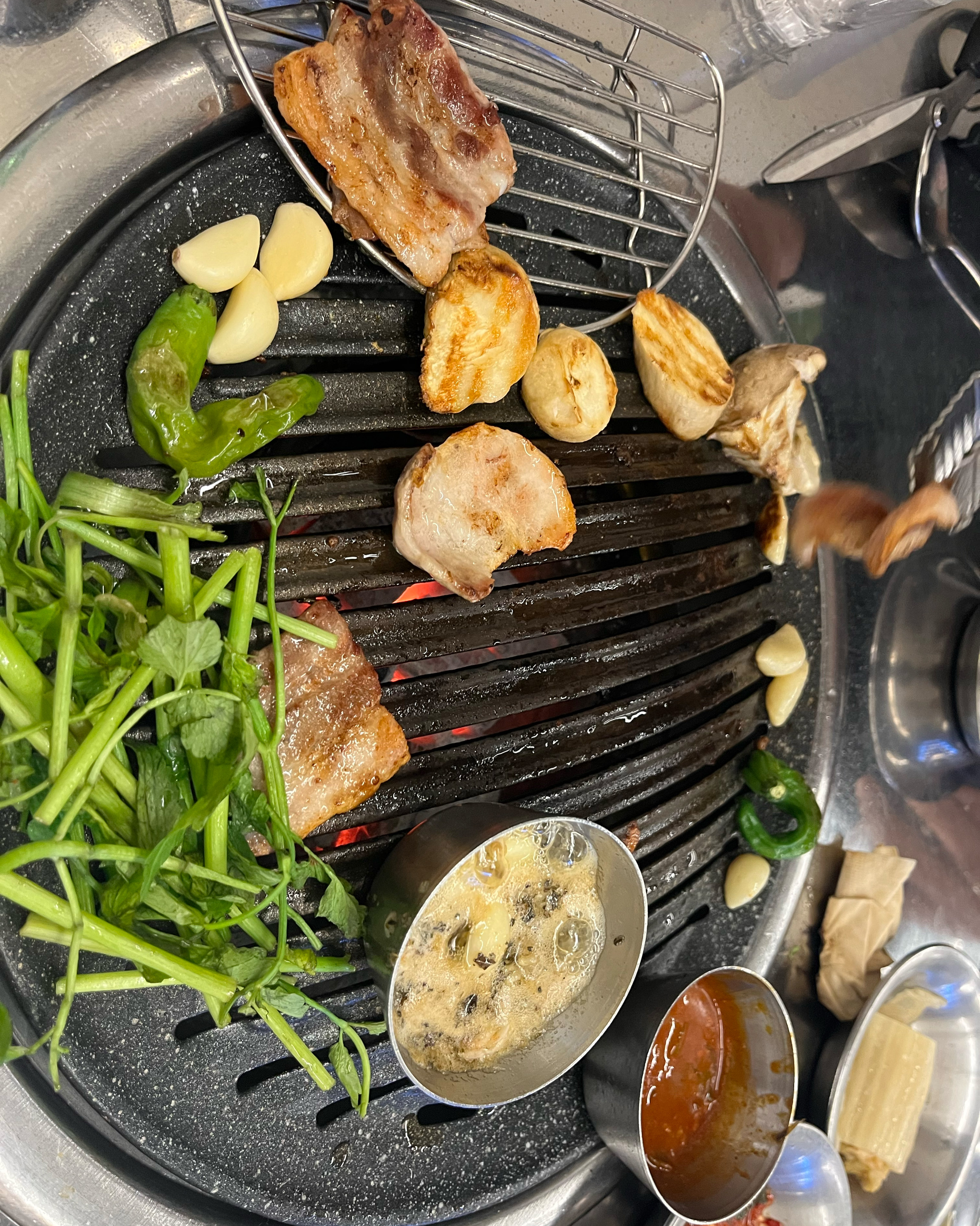 채소도 신선하고 - 천호동 맛집 화요일 식당
