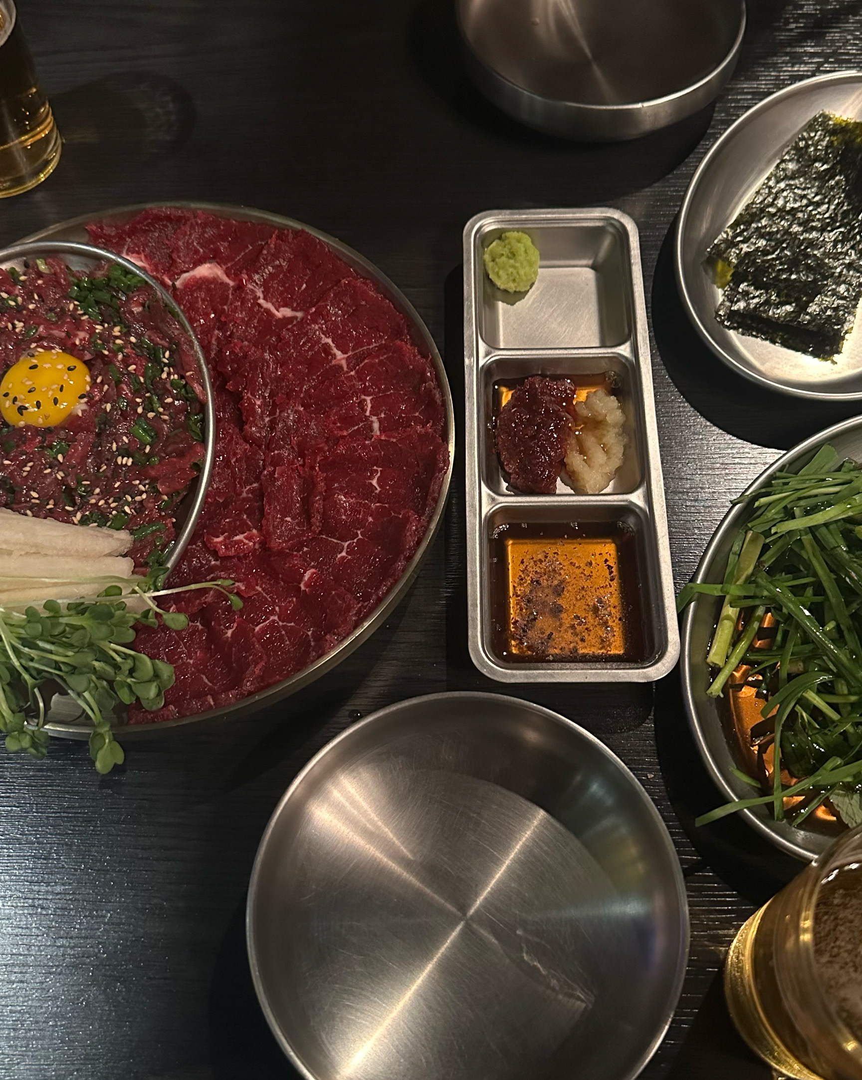  합정역 비빔밥 막걸리집 뭉티크 홍대본점
