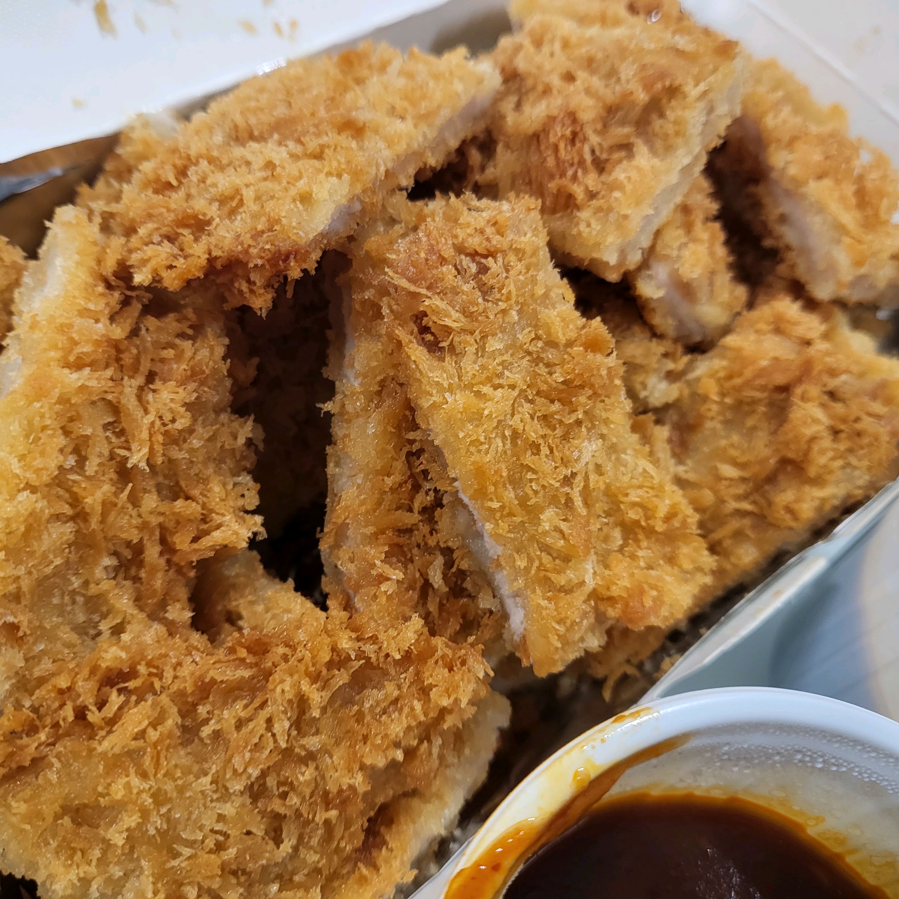 반찬만들기 싫어서 포장해왔어요~ - 양산 증산 맛집 홍익돈까스 양산점