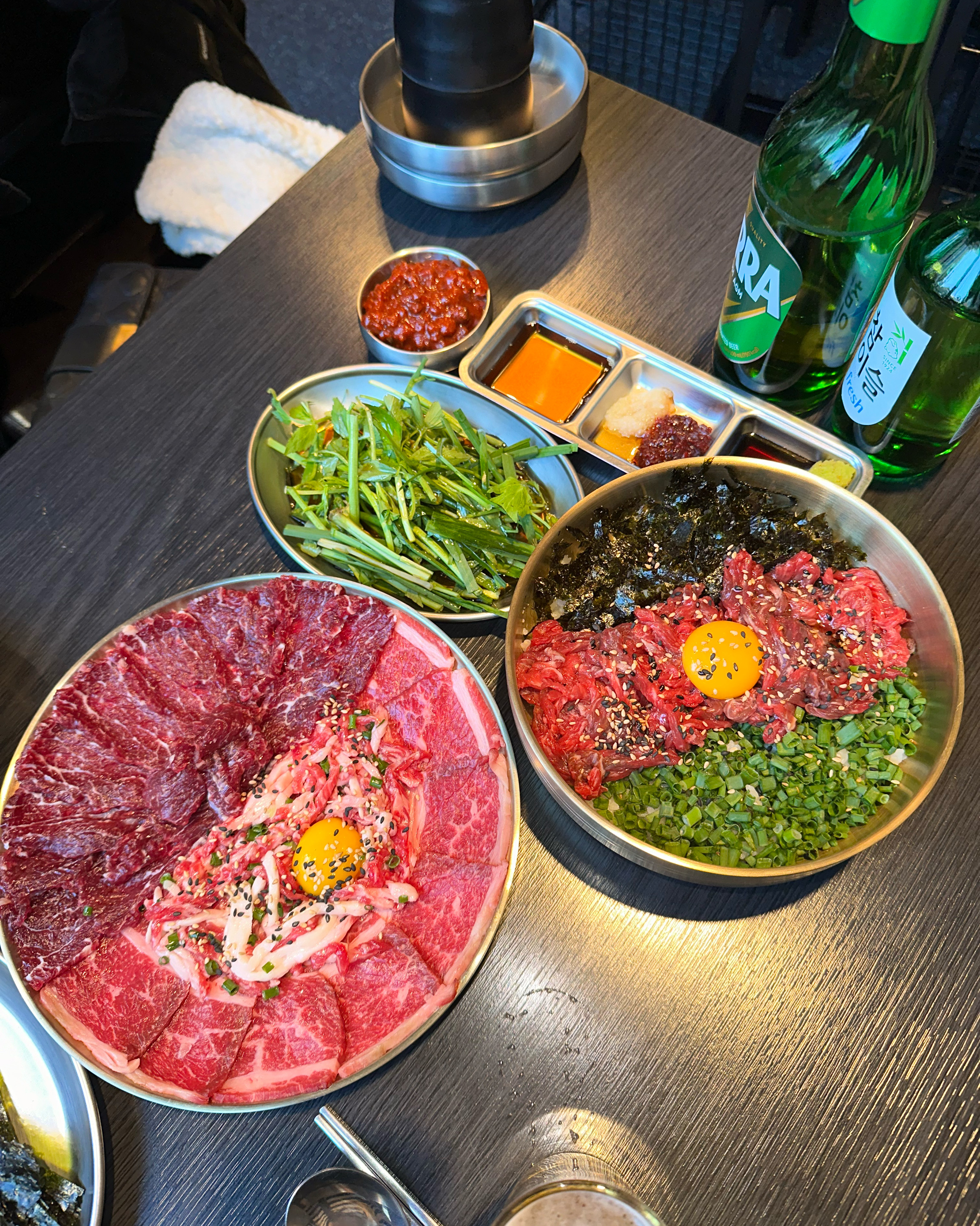  합정역 비빔밥 막걸리집 뭉티크 홍대본점