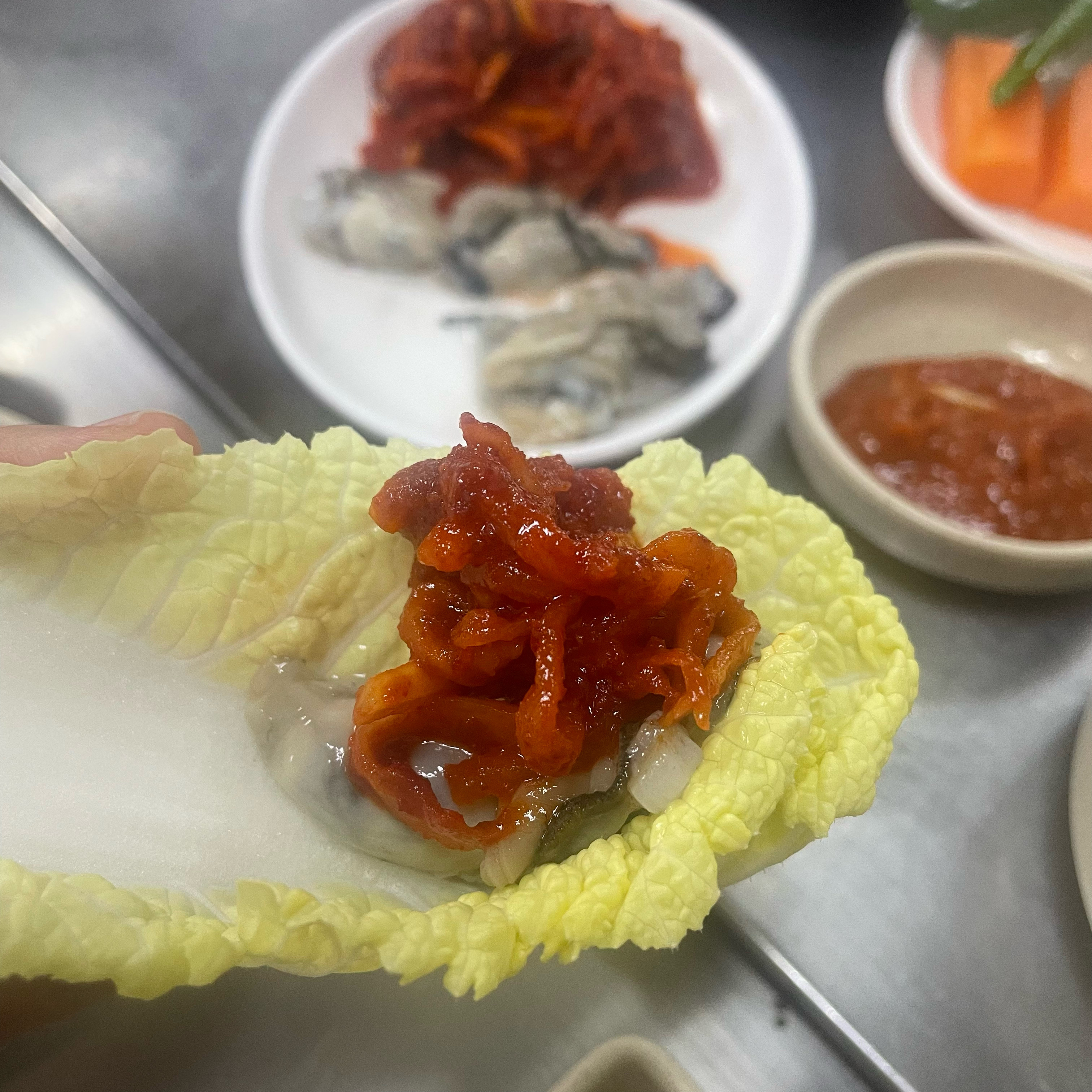  왕십리역 맛집 굴과찜사랑 본점